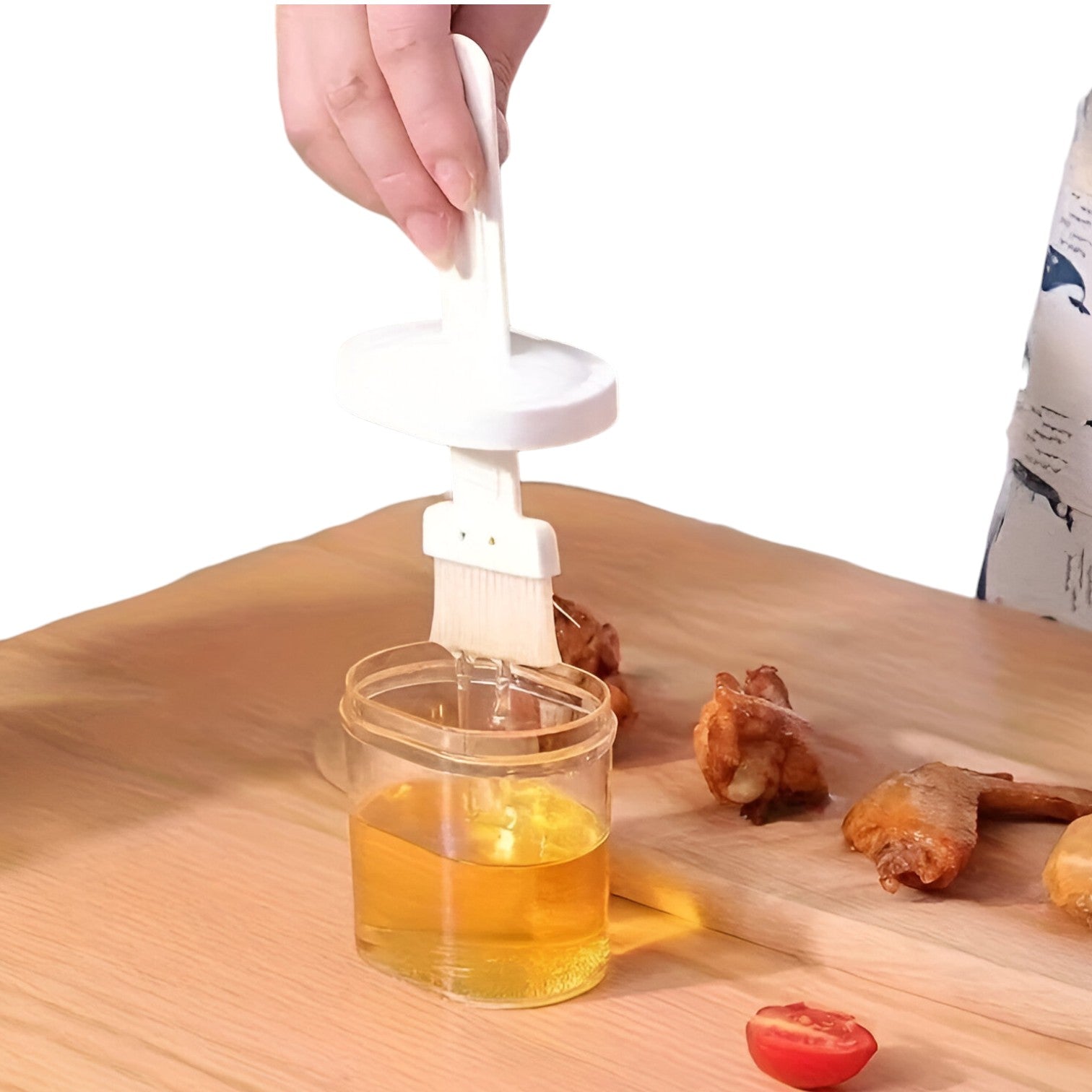 Brinn | Bottiglia per olio con pennello resistente al calore – Antigoccia e pratica - - Kitchen kitchen accessory kitchen tools - Concept Palermo