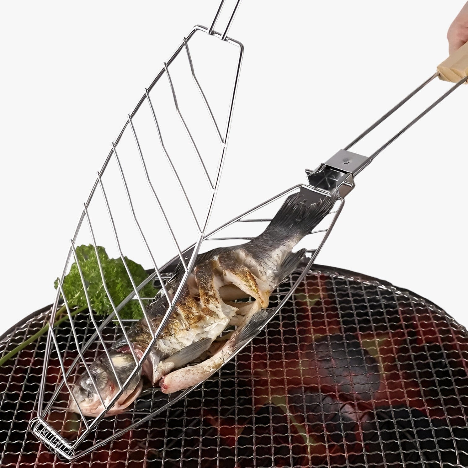Roko | GrillMaster Mand BBQ Portatile – Perfetta per Pesce e Verdure - - Kitchen kitchen accessory kitchen tools - Concept Palermo