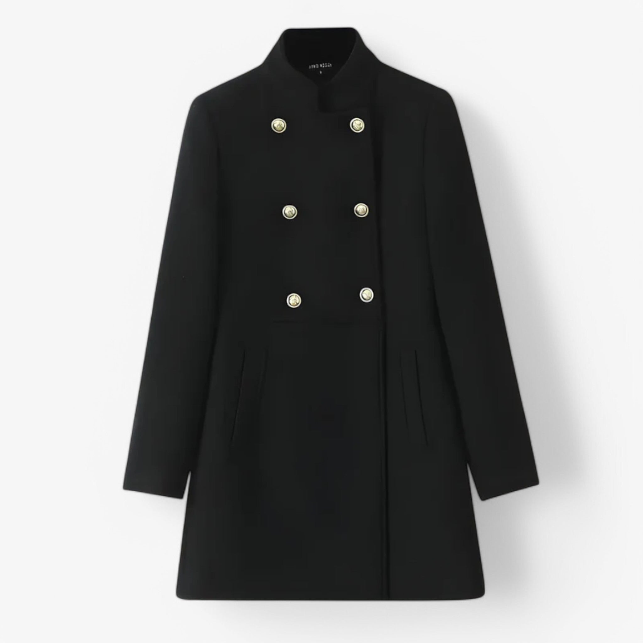 Trice | Cappotto in lana – Cappotto autunnale alla moda - Nero - - Concept Palermo