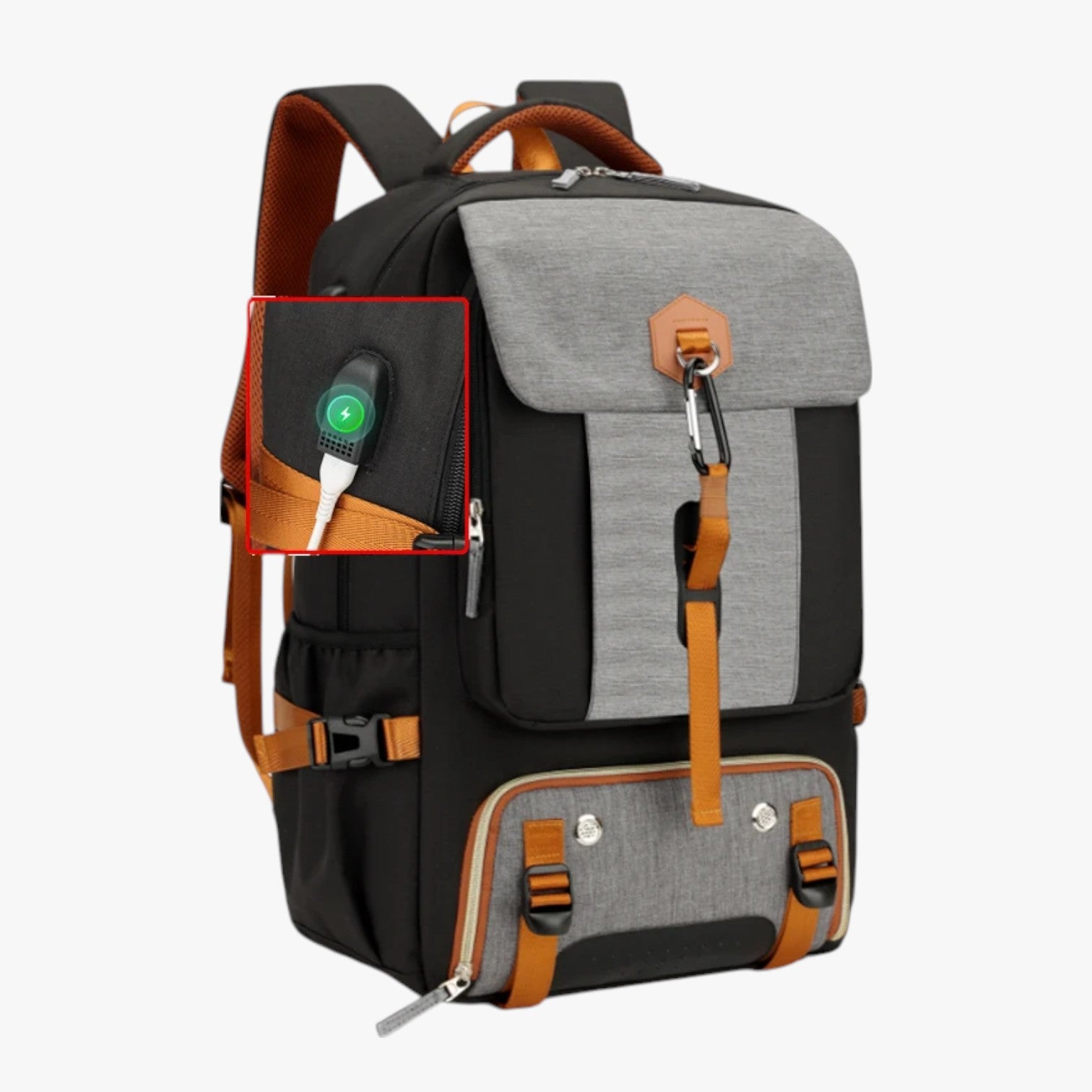 Antonio | Zaino da uomo di grande capacità, impermeabile e versatile per viaggi e studio - - Backpacks Bags bags for men mens bag - Concept Palermo