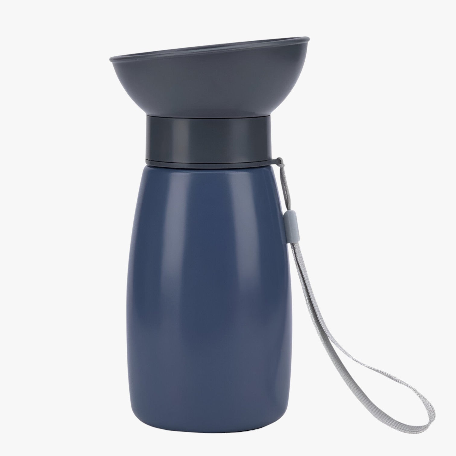 Theo | Borraccia Portatile per Cani e Gatti Dispenser d’Acqua da Esterno - Blu Navy 600ml - pet PET SUPPLIES petproduct Pets - Concept Palermo
