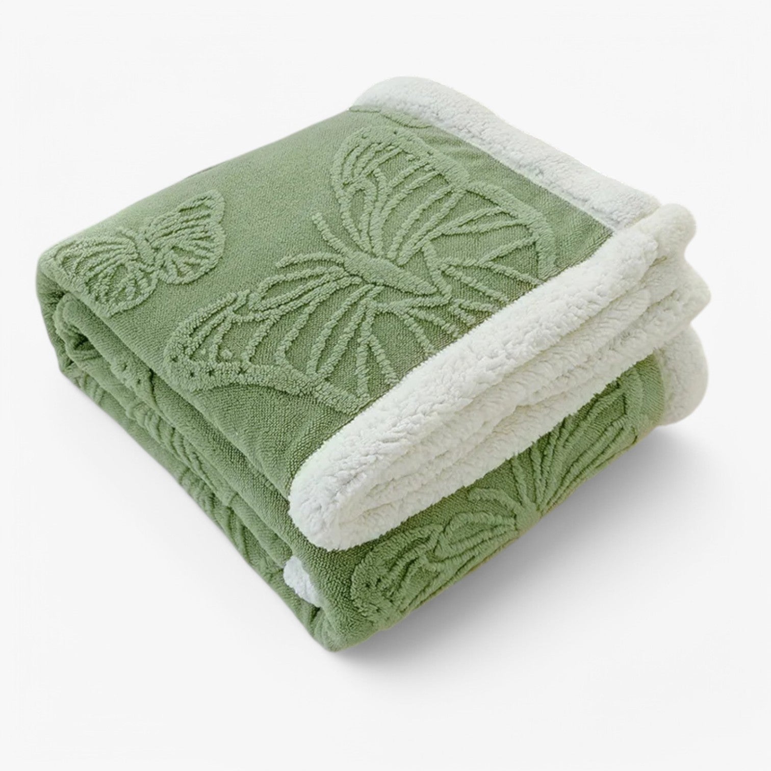 Fenna | Coperta in morbido fleece corallo – Calore & comfort - Verde - bedroom Home - Concept Palermo