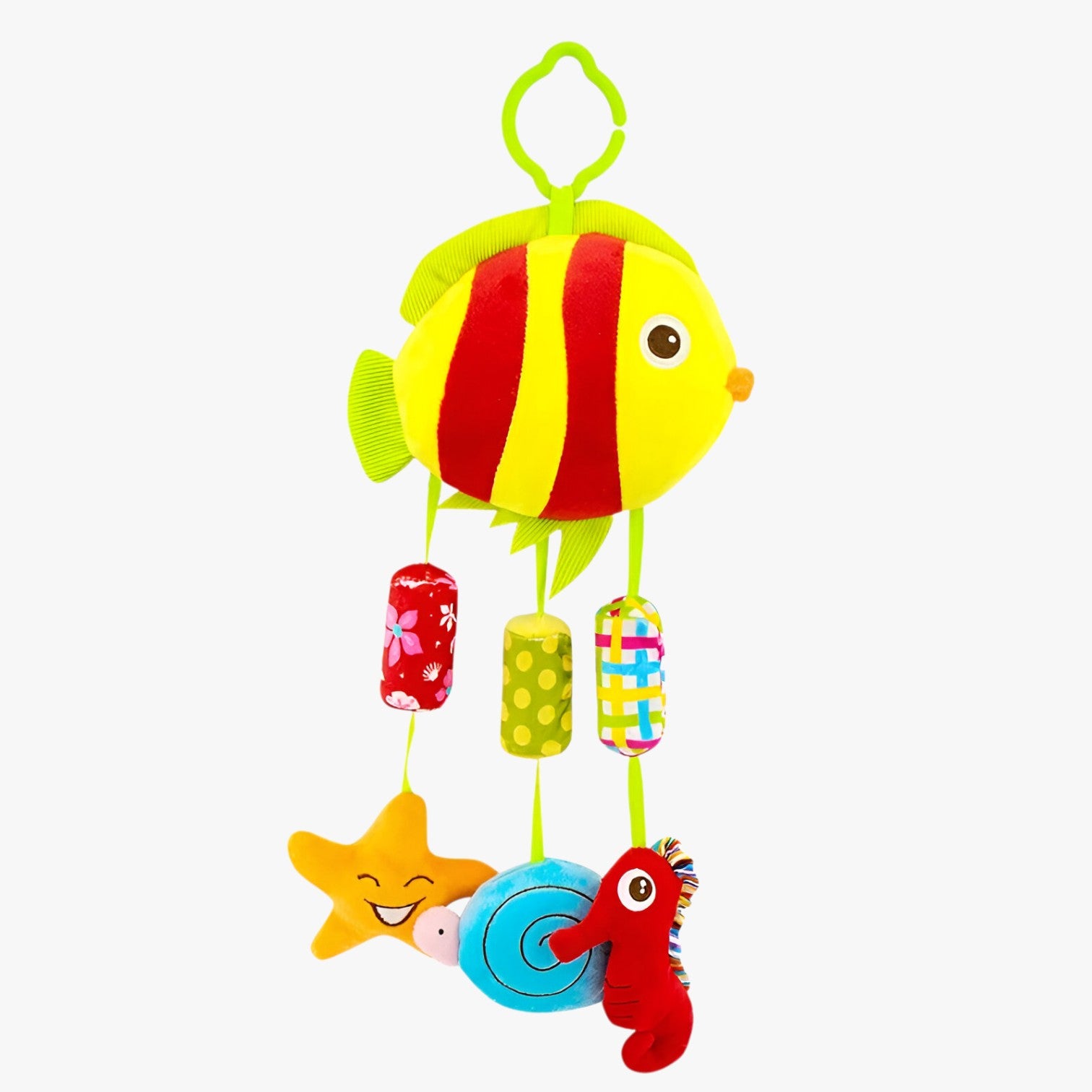 Jinx | Sonagli Morbidi da Passeggino per Sviluppo Sensoriale - Pesce Rosso - baby toys toys TOYS AND GAMES - Concept Palermo