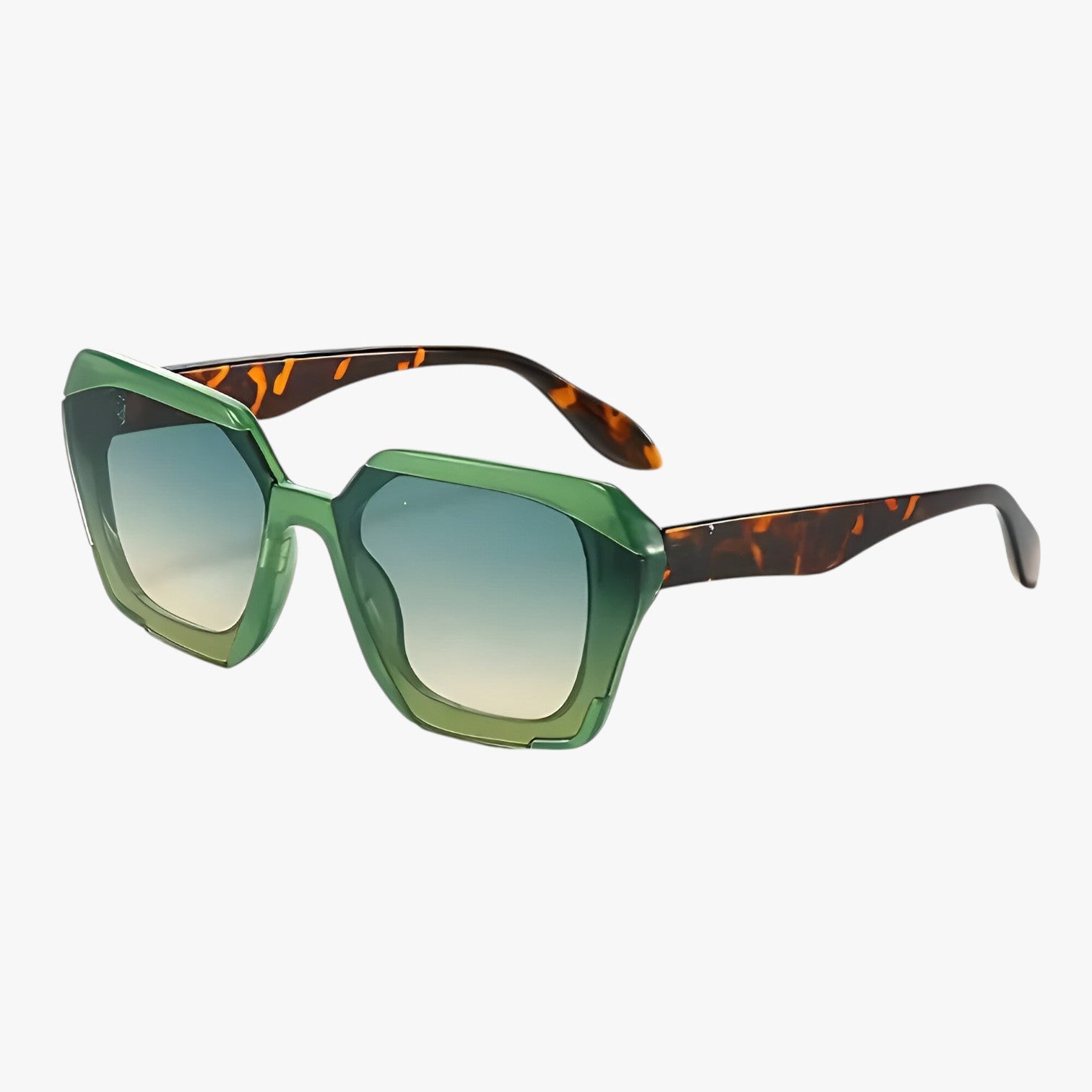 Valerie | Occhiali da sole quadrati sfumati da donna - Verde - Fashion Sunglasses polarized sunglasses women Sunglasses sunglasses for women - Concept Palermo