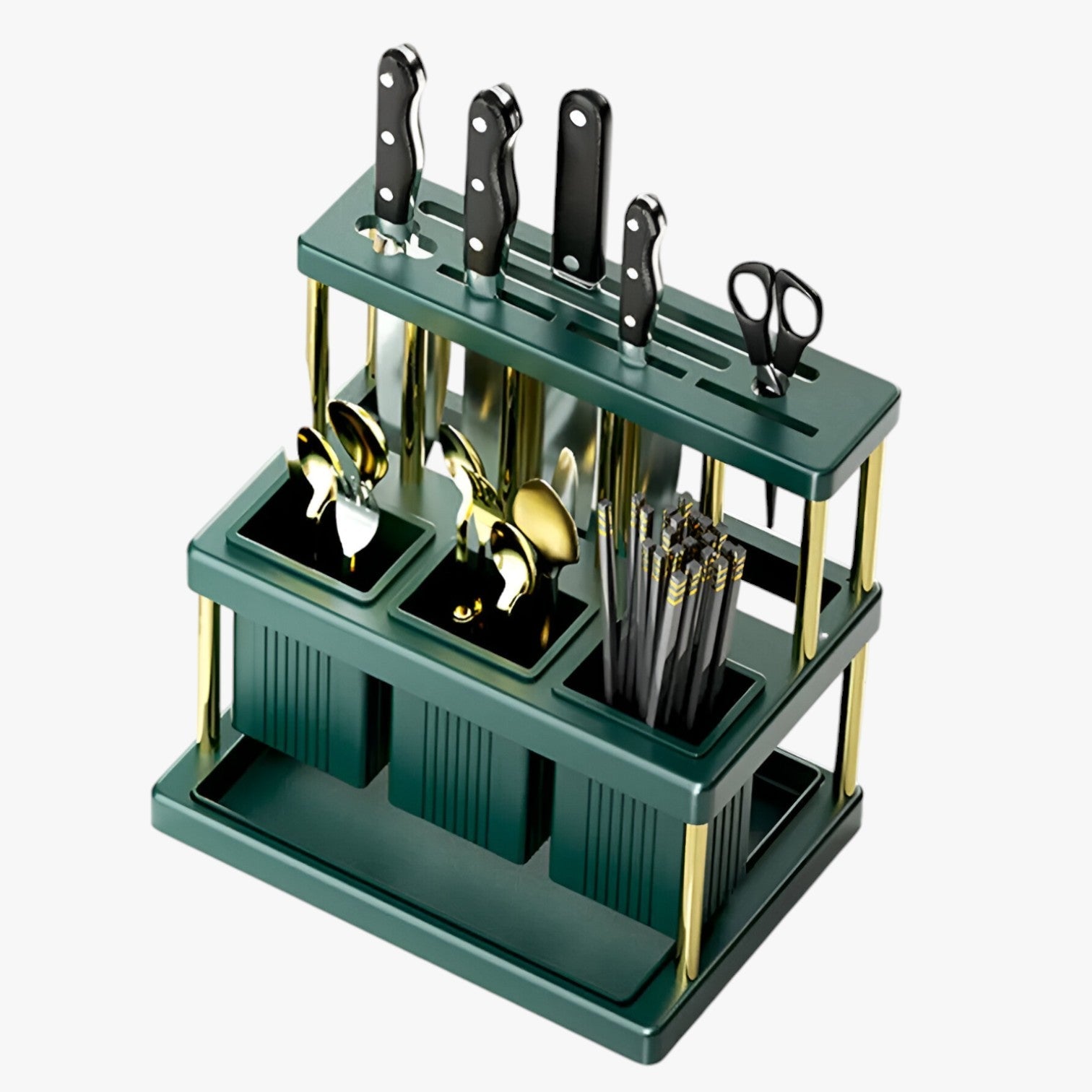 Emmelyn | Organizer da cucina salvaspazio – Tieni il tuo piano di lavoro ordinato - - Kitchen kitchen accessory kitchen tools kitchen utensil - Concept Palermo