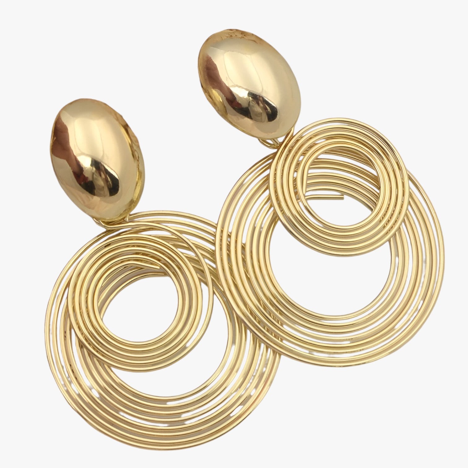 Cheryl | Orecchini geometrici oversize: eleganza moderna che illumina il tuo look - - EARRINGS Earrings for Women Girls New Fashion Earrings womens earring - Concept Palermo
