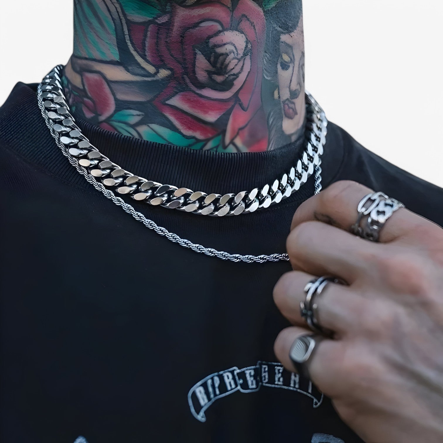 Greyson | Collana Punk RVS – Audace, Lunga & Stilosa Dichiarazione - - mens accessory Necklace necklace for men NECKLACES - Concept Palermo