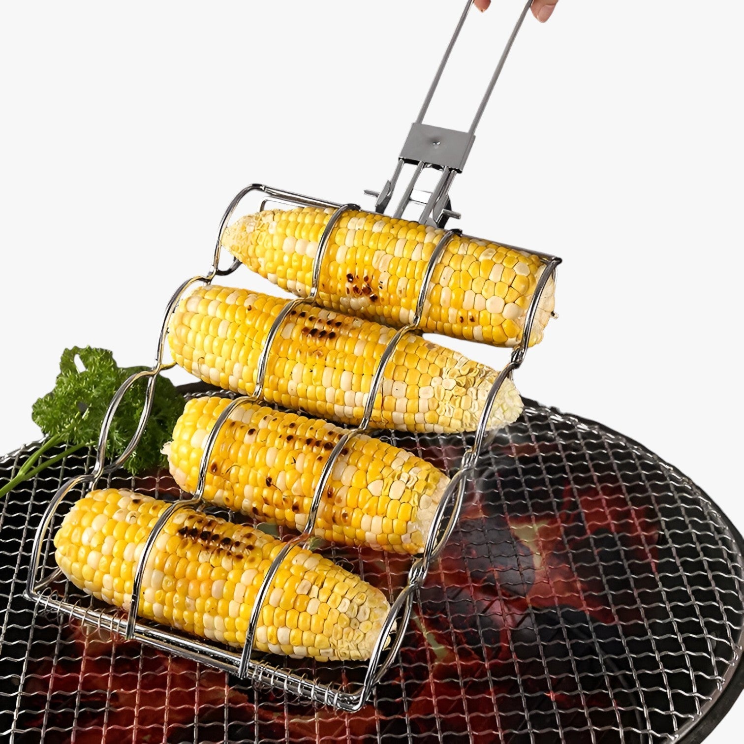 Zann | Griglia per mais pieghevole – Cottura perfetta e facile da trasportare - - Kitchen kitchen accessory kitchen tools - Concept Palermo