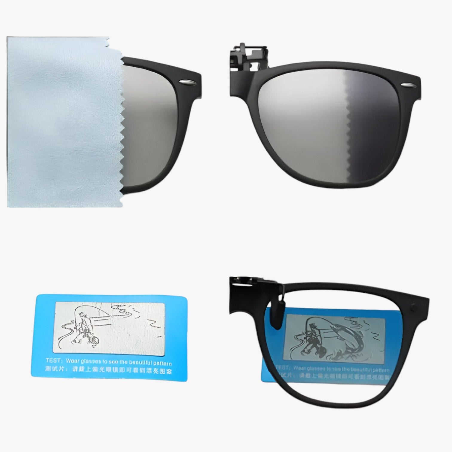 Archer | Occhiali da Guida Flip-Up Polarizzati – Visione Nitida Giorno e Notte - - mens sunglasses sun glasses Sunglasses sunglasses polarized men - Concept Palermo