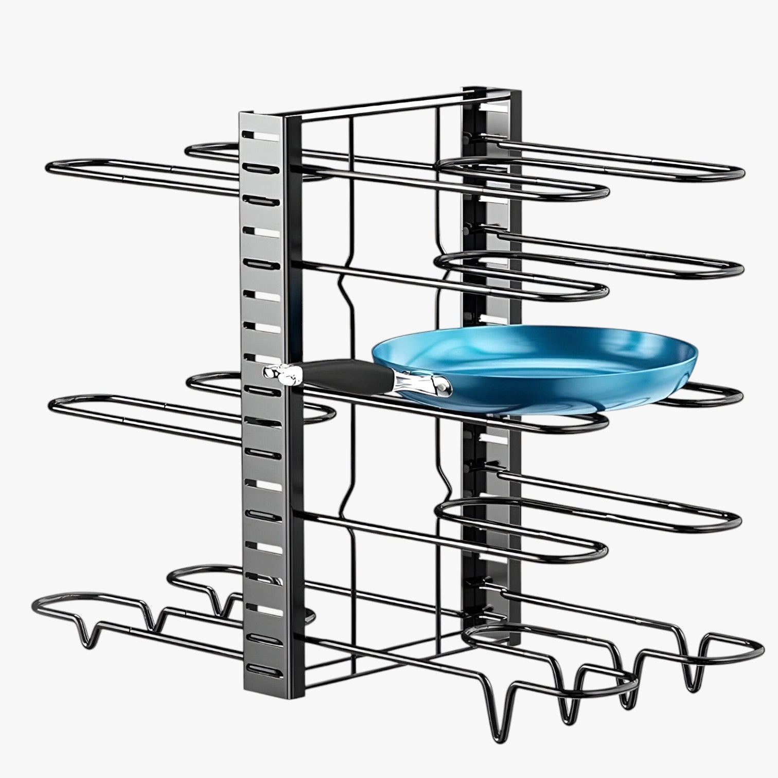 Leanna | Scaffale per pentole a 8 strati – salvaspazio e regolabile - - Kitchen kitchen accessory kitchen tools - Concept Palermo