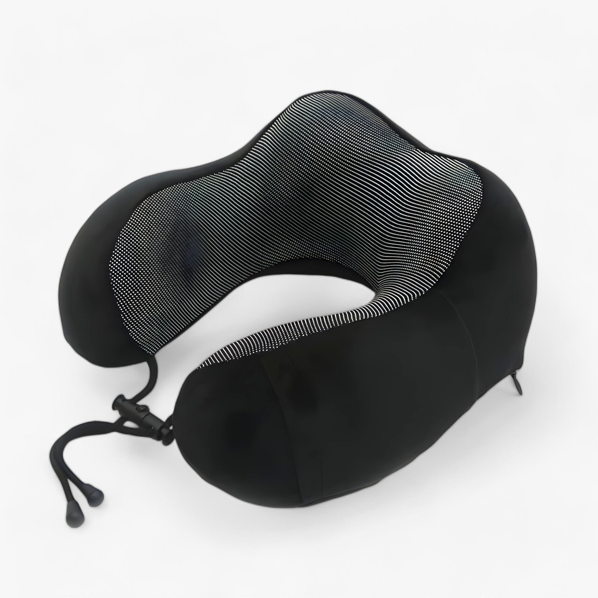 CloudRest | Cuscino da viaggio a U - schiuma di memoria per poggiatesta - Cuscino nero - Pillow travel pillow - Concept Palermo