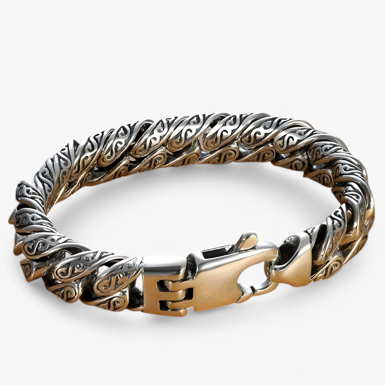 Soren | Bracciale in Argento Sterling con Motivo Unico - - BRACELET mens accessory mens bracelet - Concept Palermo