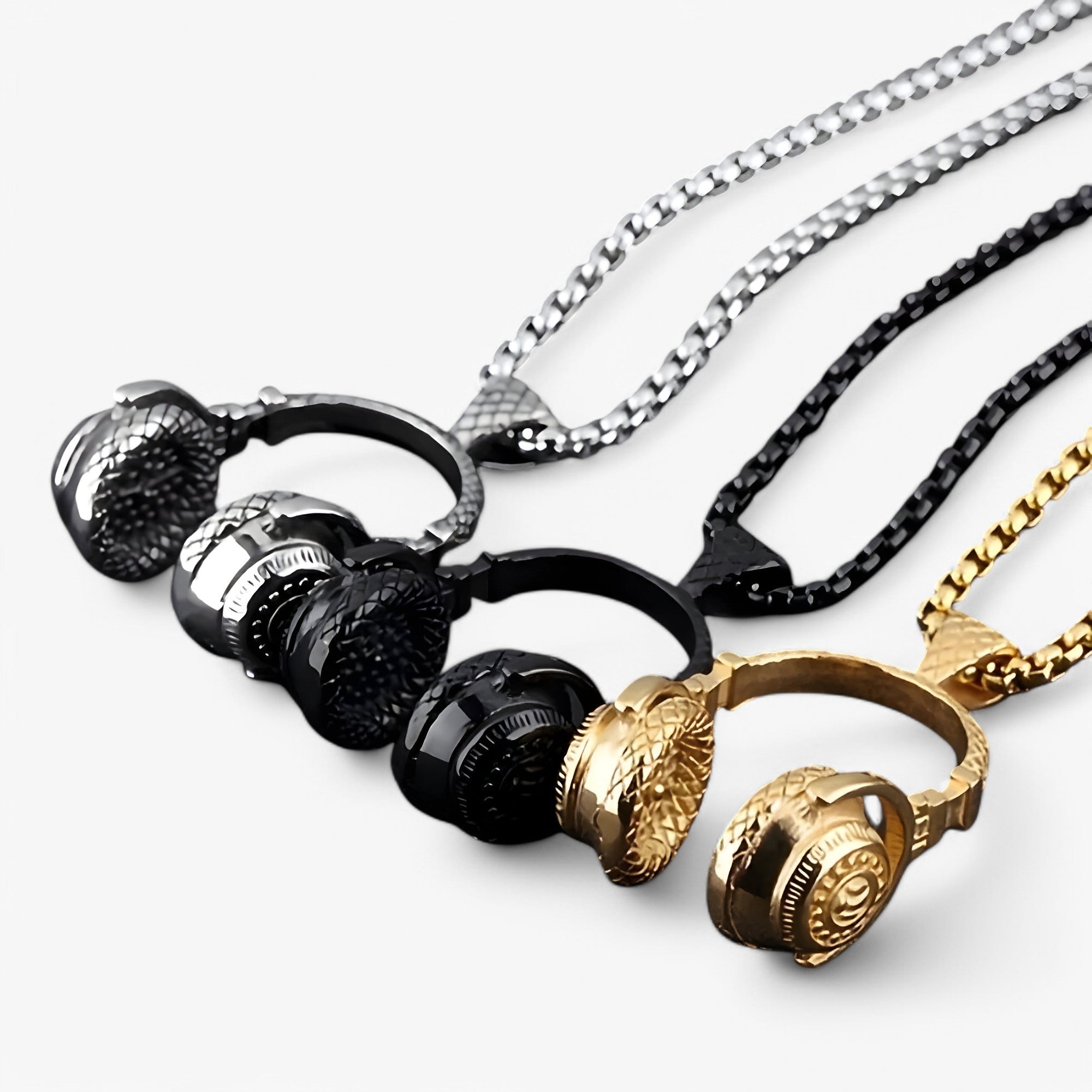 Jaxon | Catena per cuffie punk – Dichiarazione cool e alla moda - - Necklace necklace for men NECKLACES - Concept Palermo