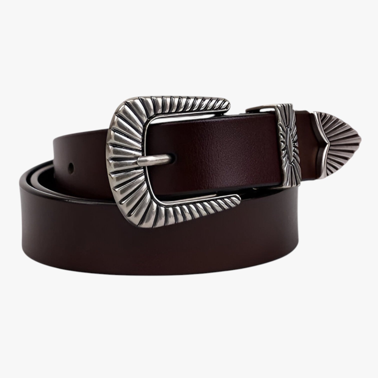 Veronica | Cintura western in pelle per jeans - caffè B - Belts waist belt for women Womens belt - Concept Palermo