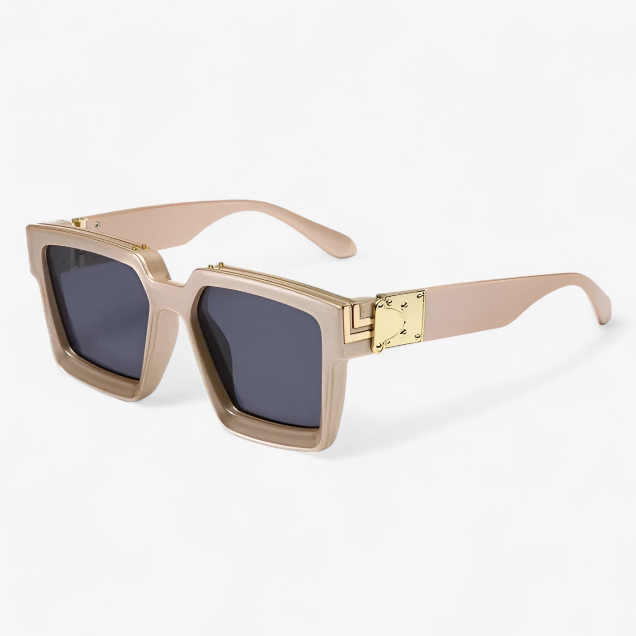 Ulrich | Occhiali da sole quadrati vintage da uomo e donna - Grigio champagne other - Fashion Sunglasses men sunglasses polarized mens sunglasses Polarized man sunglasses Sunglasses sunglasses polarized men - Concept Palermo
