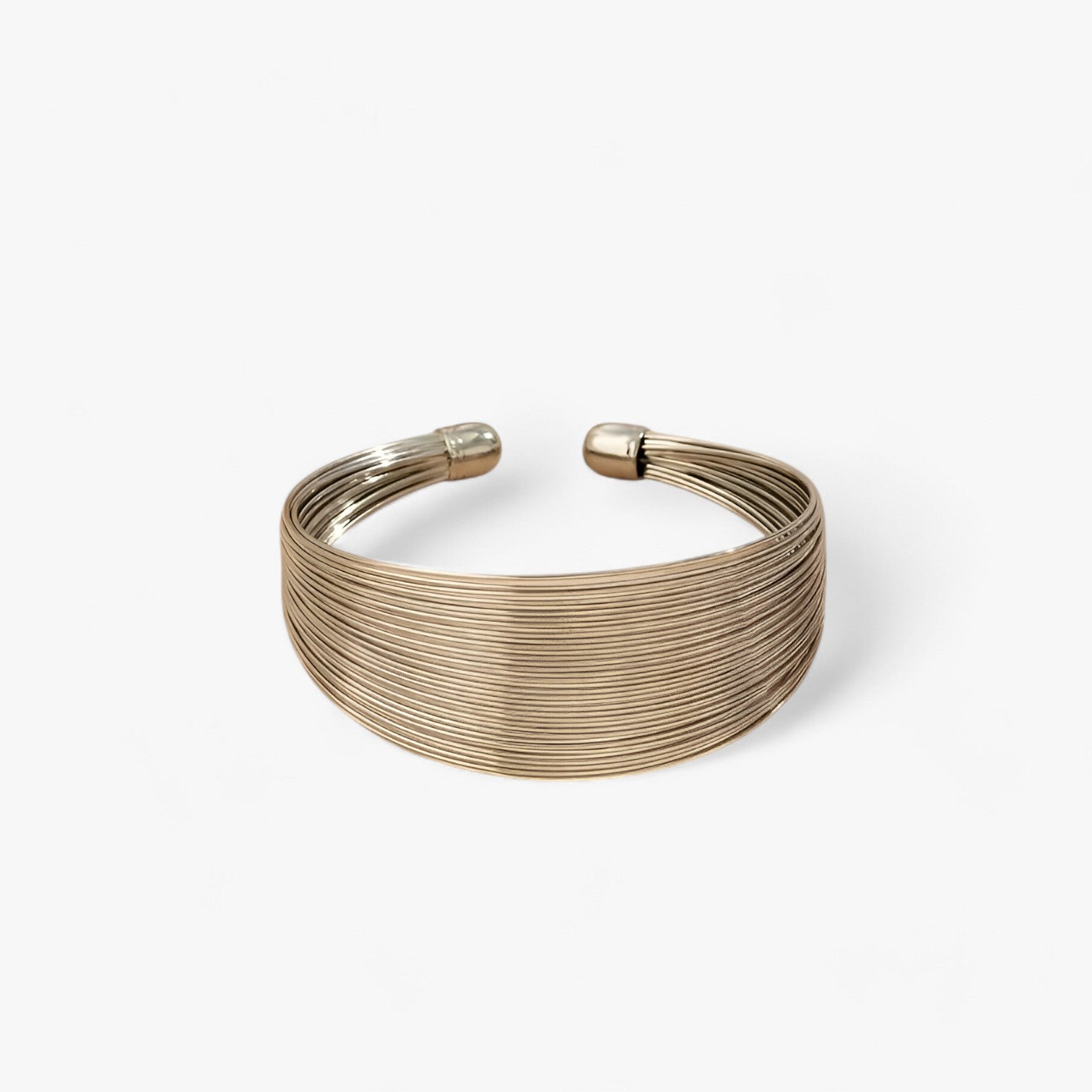 Hana | Bracciale Cuff Multi-Strato in Oro Vintage – Bracciale Regolabile da Donna - Argento - Accessories Jewelry BRACELETS - Concept Palermo
