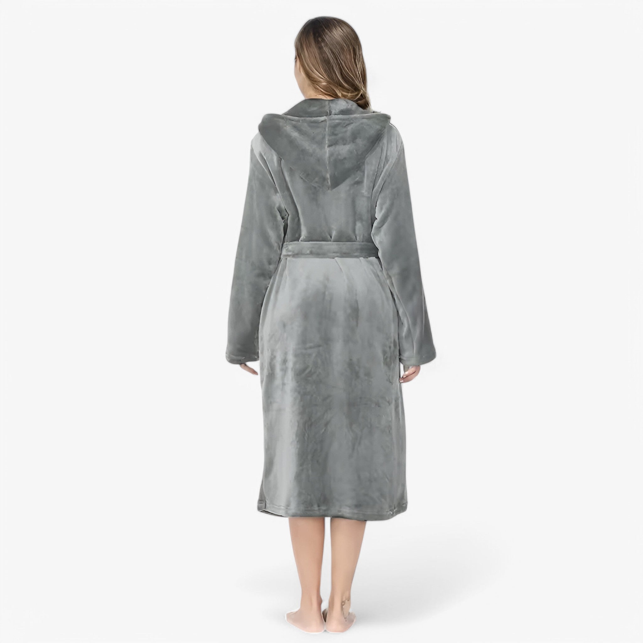 Amalie | Accappatoio in Fleece Morbido e Caldo - - - Concept Palermo