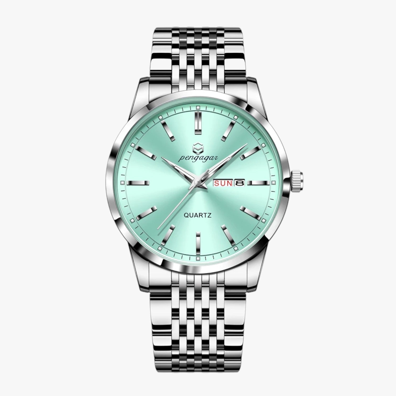Alonzo | Orologio maschile elegante e impermeabile - Verde Argento - watch watches - Concept Palermo