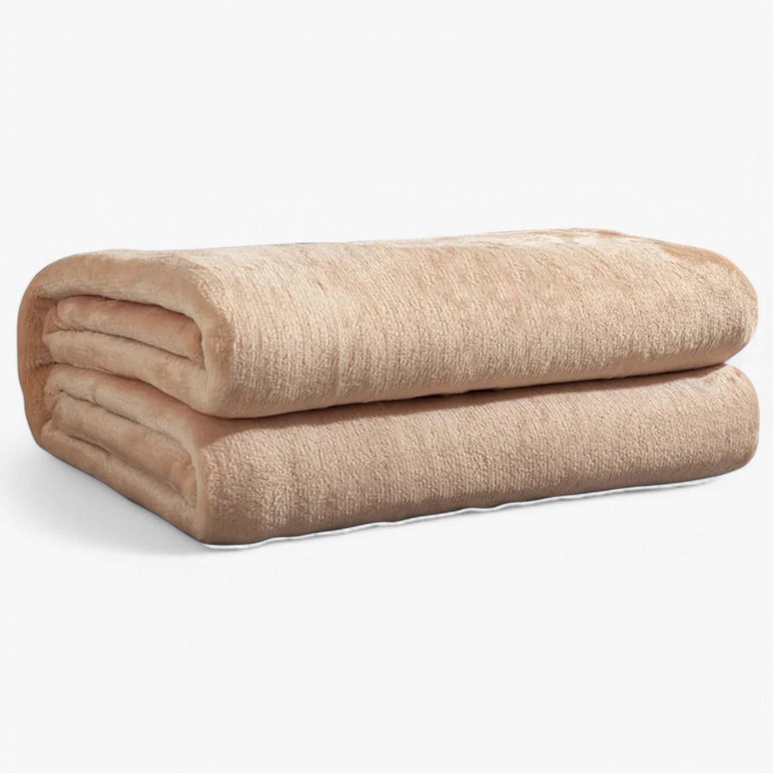 Lyra | Coperta morbida in flanella – Calore e comfort per ogni stanza - Cammello - bedroom Home - Concept Palermo