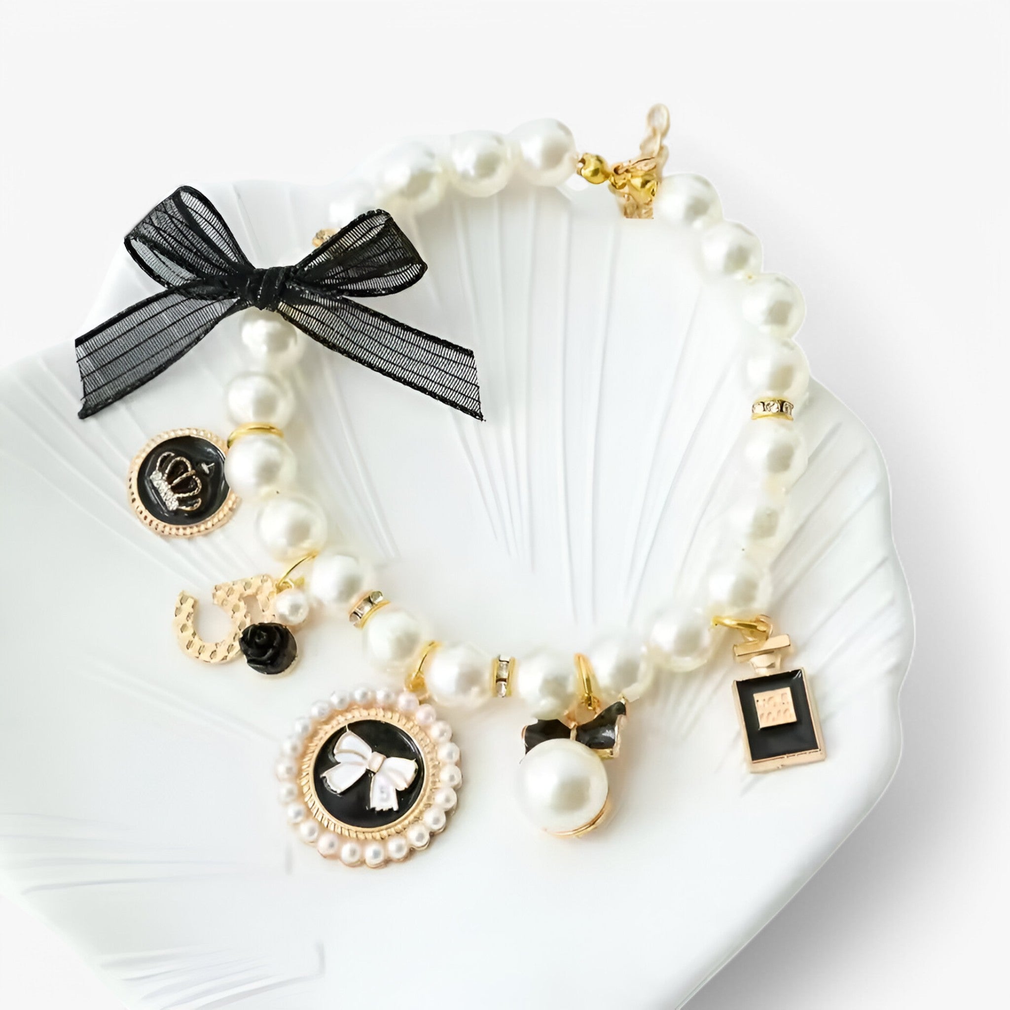 Bella | Luxe Perlekra per Huseinler con Strass - - - Concept Palermo