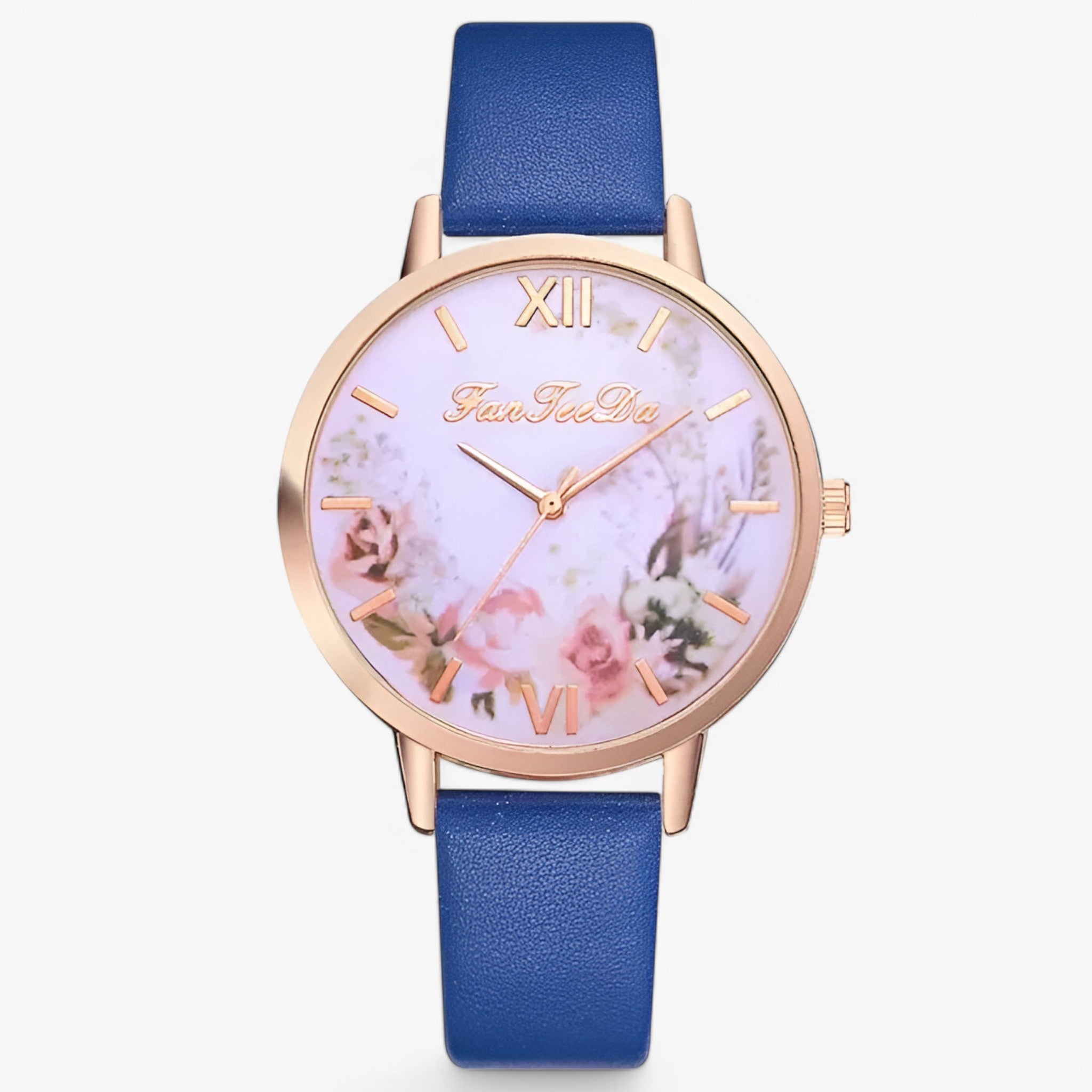 Ashley | Orologio da donna con cinturino in pelle e design semplice e alla moda - Blu - female watch watch for women - Concept Palermo