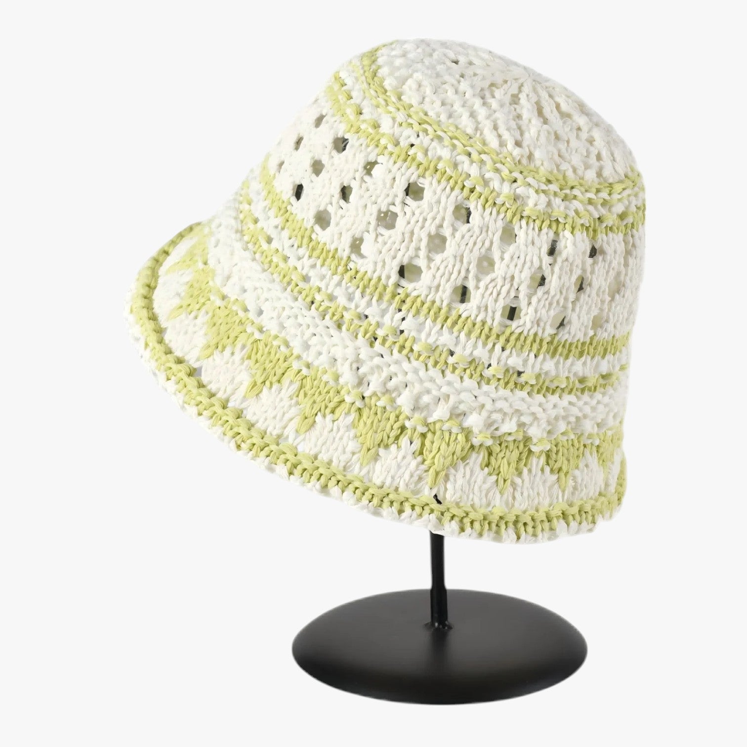 Elora | Cappello estivo traforato pieghevole da donna - verde - hat Hat for girls hats women hat womens hat - Concept Palermo