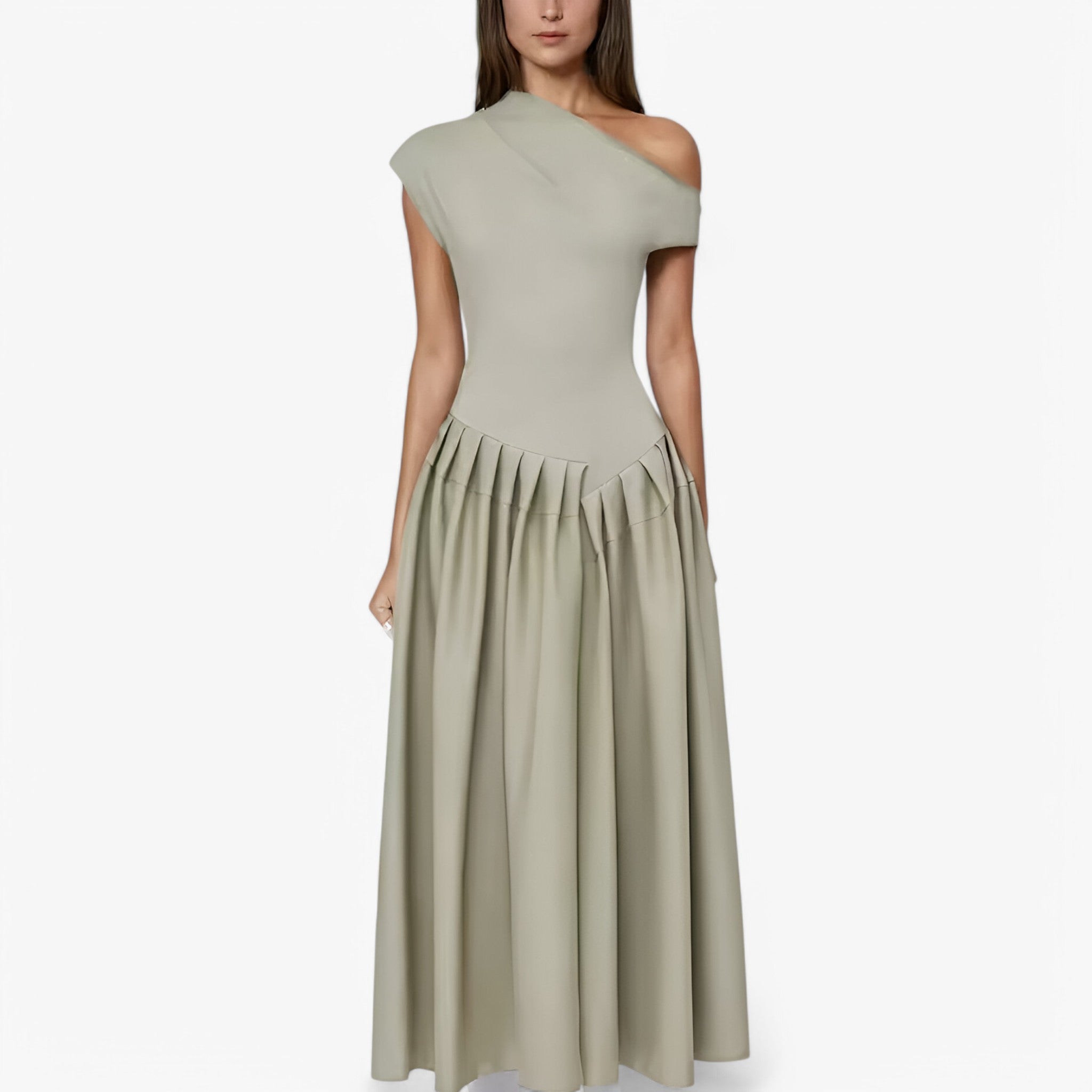 Sophia | Vestito Sexy Senza Spalline - Grigio - - Concept Palermo