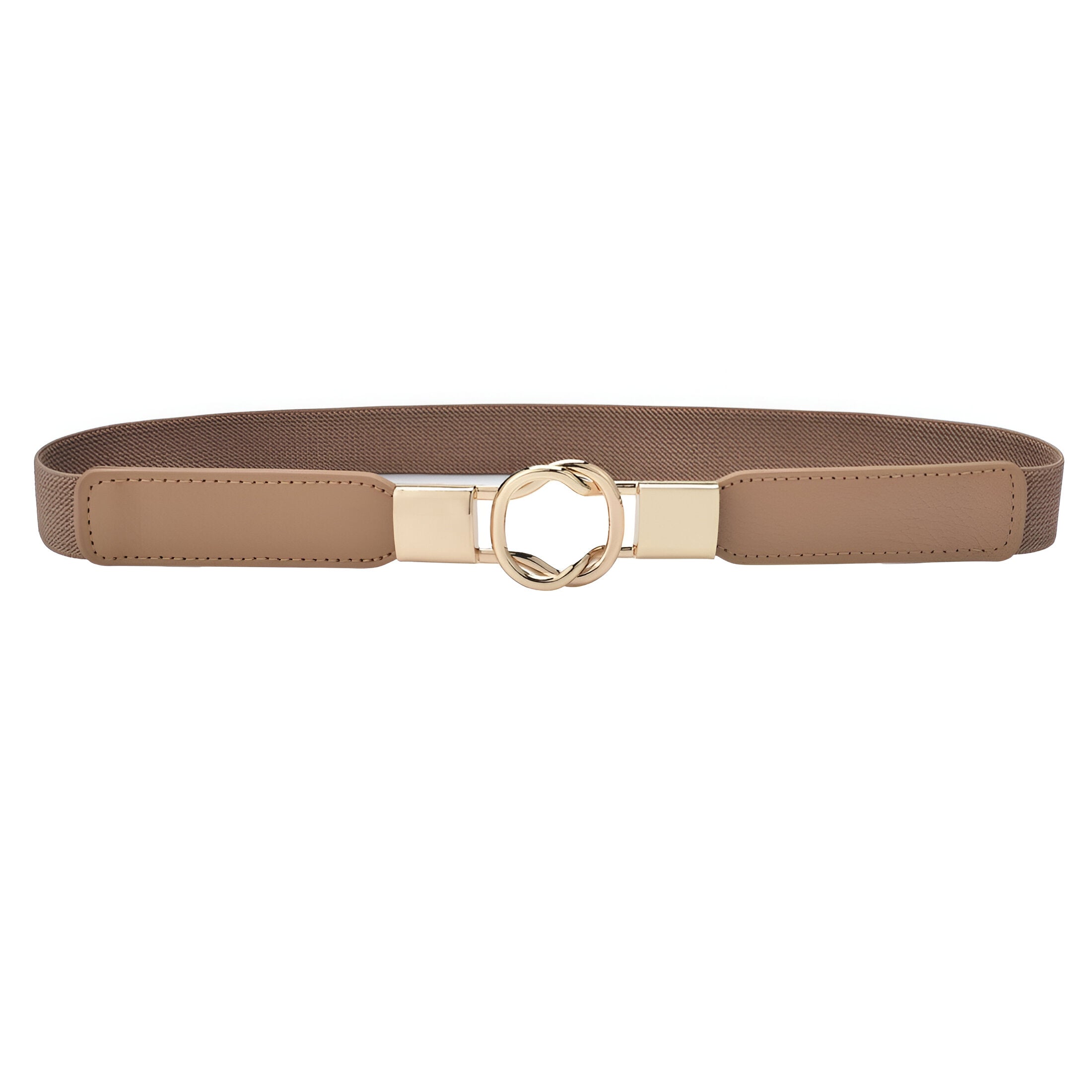 Ivy | Cintura elastica sottile per abiti e taglie forti - Largo 3cm-2 Kaki - Belts belts for woman waist belt for women Womens belt - Concept Palermo