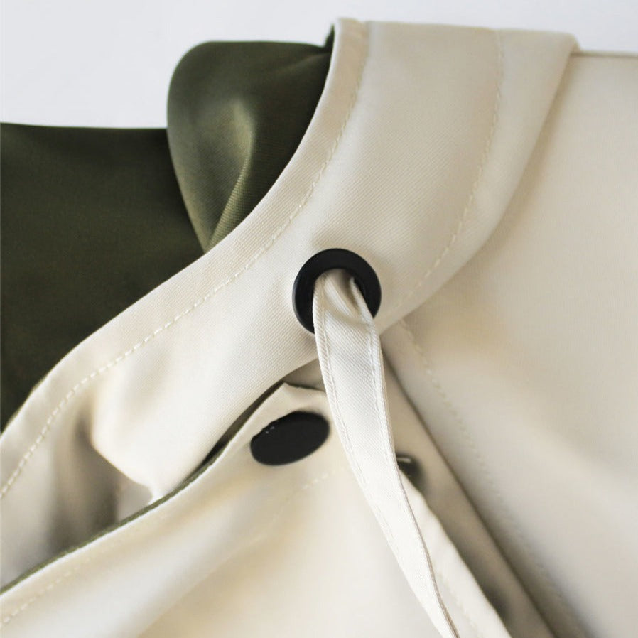 Aurora - Overdimensioneret patchwork capuchon kamin - - Jacket jacket for men Women jackets - Concept Palermo