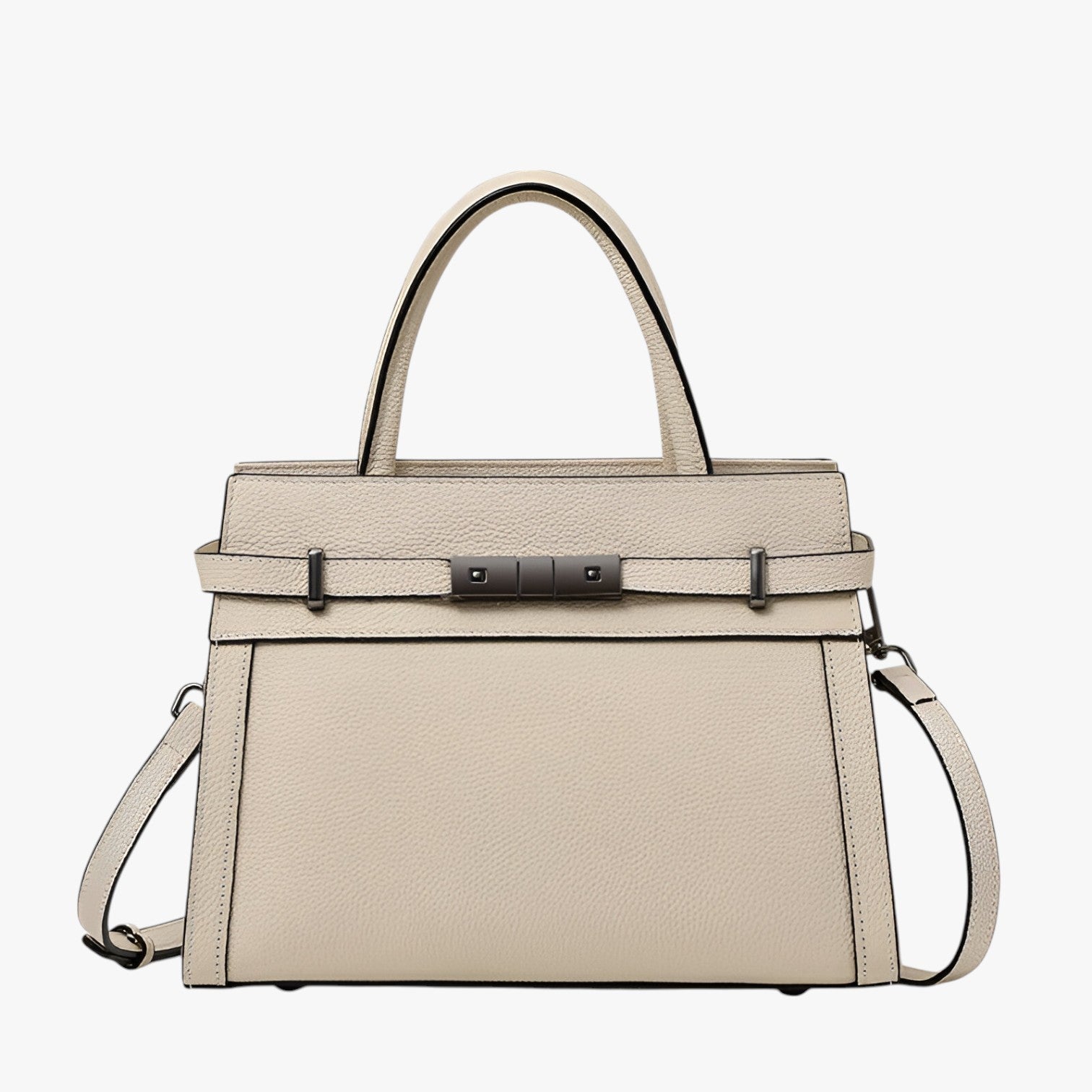 Zariyah | Borsa tote in vera pelle bovina - Beige (20cm< Lunghezza Max <30cm) - Bags handbags women bags Women's handbags - Concept Palermo
