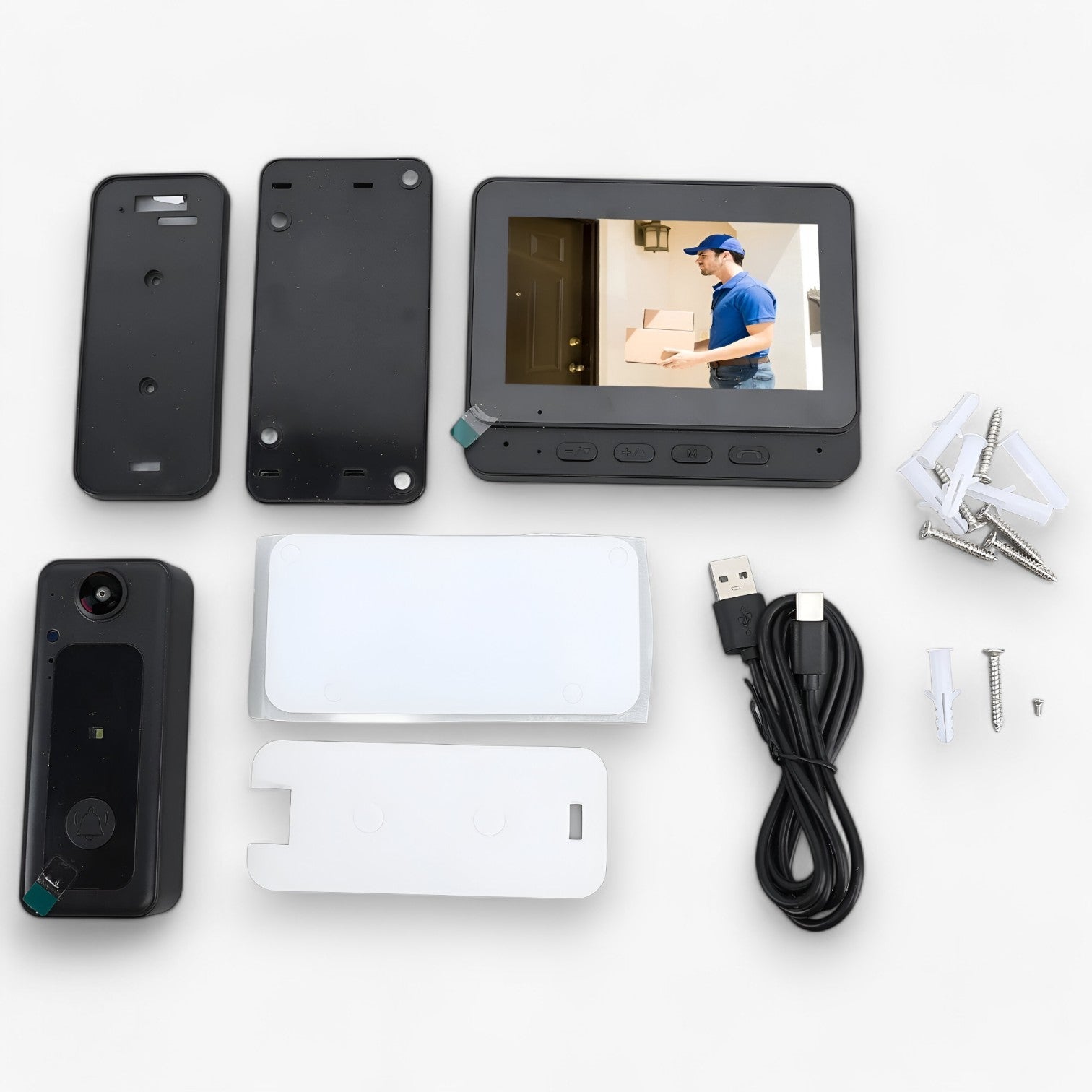 Nael | Campanello video wireless con lente grandangolare da 8MP - - camera gadget - Concept Palermo