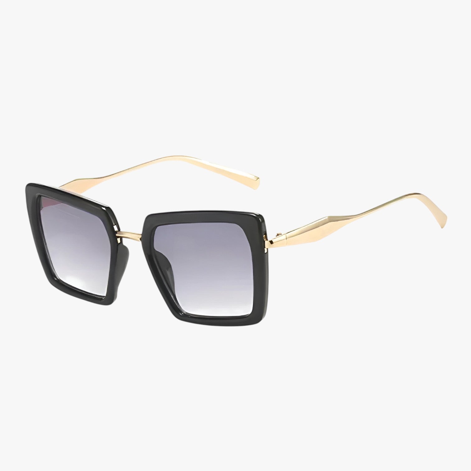 Riley | Occhiali da sole vintage quadrati con lenti verde scuro - grigio doppio - Fashion Sunglasses sun glasses womens sun glasses - Concept Palermo