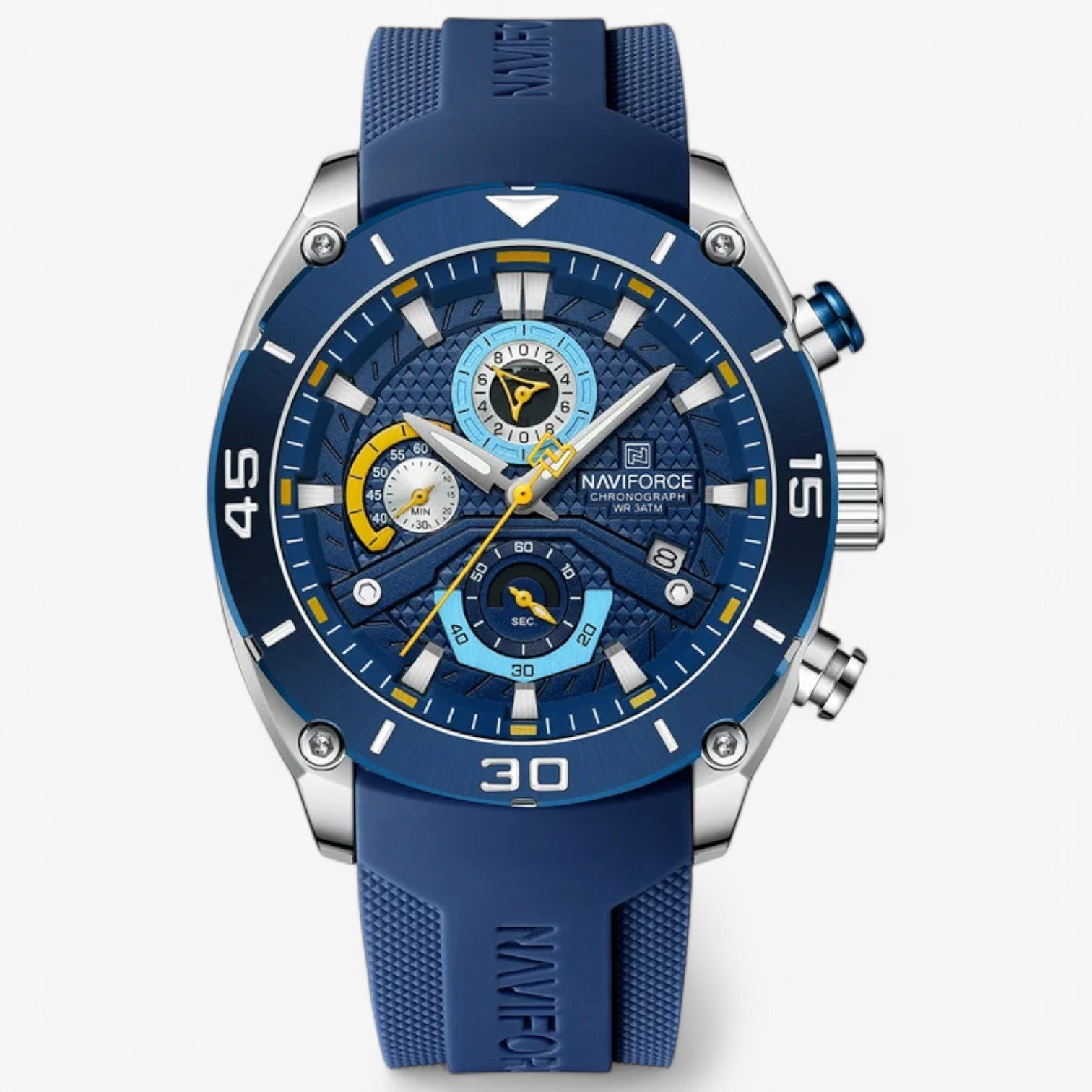 Rene | Tattico e Resistente – Orologio sportivo impermeabile per ogni avventuriero - Blu - mens accessory watch watch for men - Concept Palermo