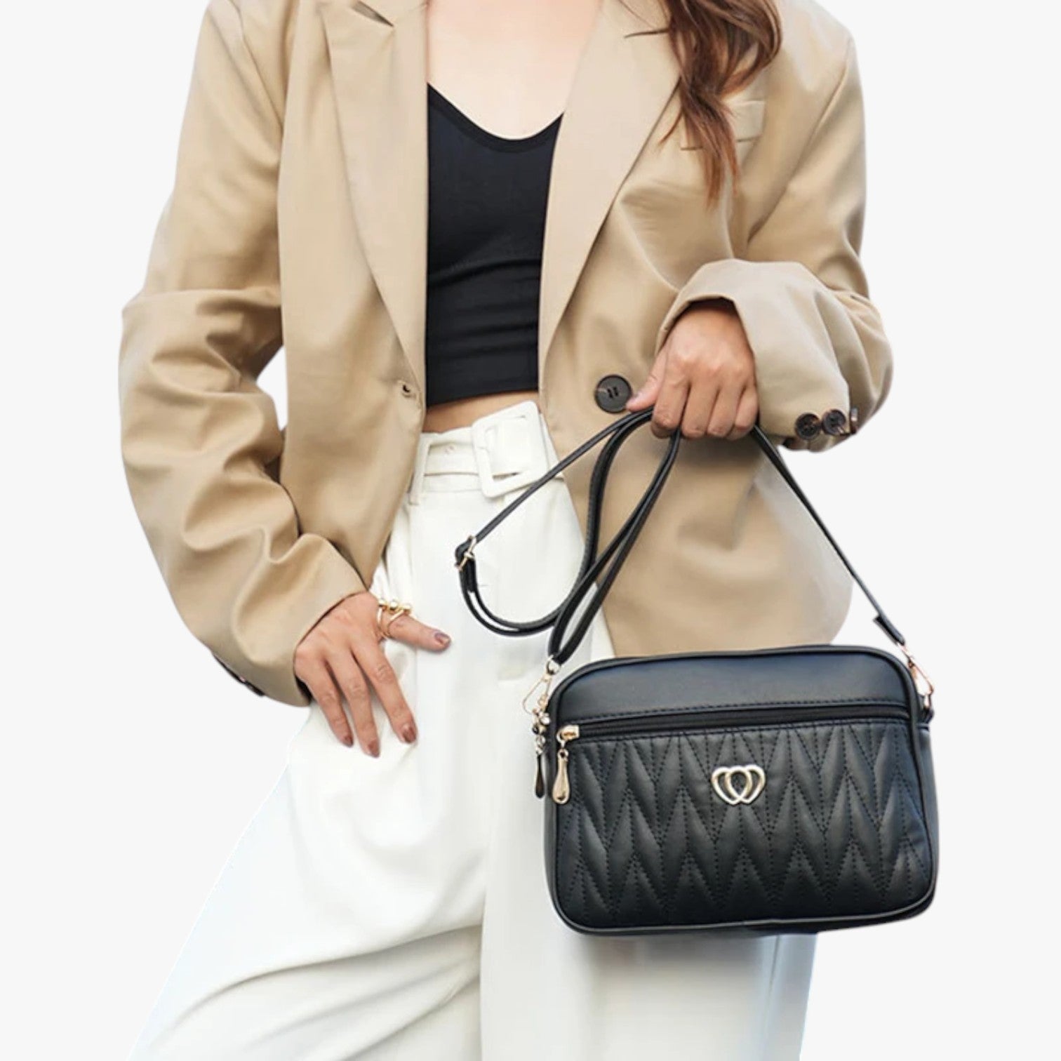 Mariah | Borsa Donna 2024 in Pelle PU Morbida, Elegante e Versatile - - bag Bags Shoulder & Crossbody Bags Shoulder Bags women bags - Concept Palermo