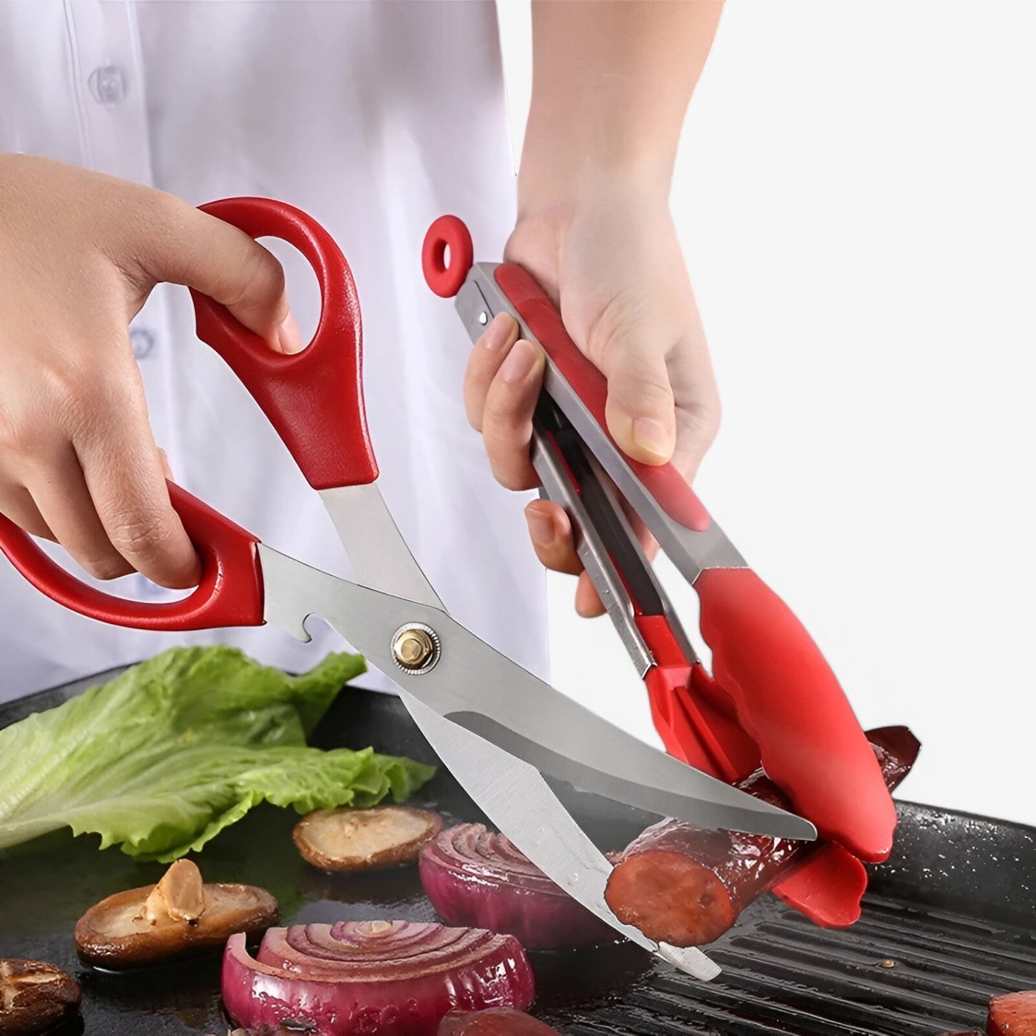 Rhett | Non-Grip & Handy - Set di pinze per barbecue RVS - - Kitchen kitchen accessory kitchen tools - Concept Palermo