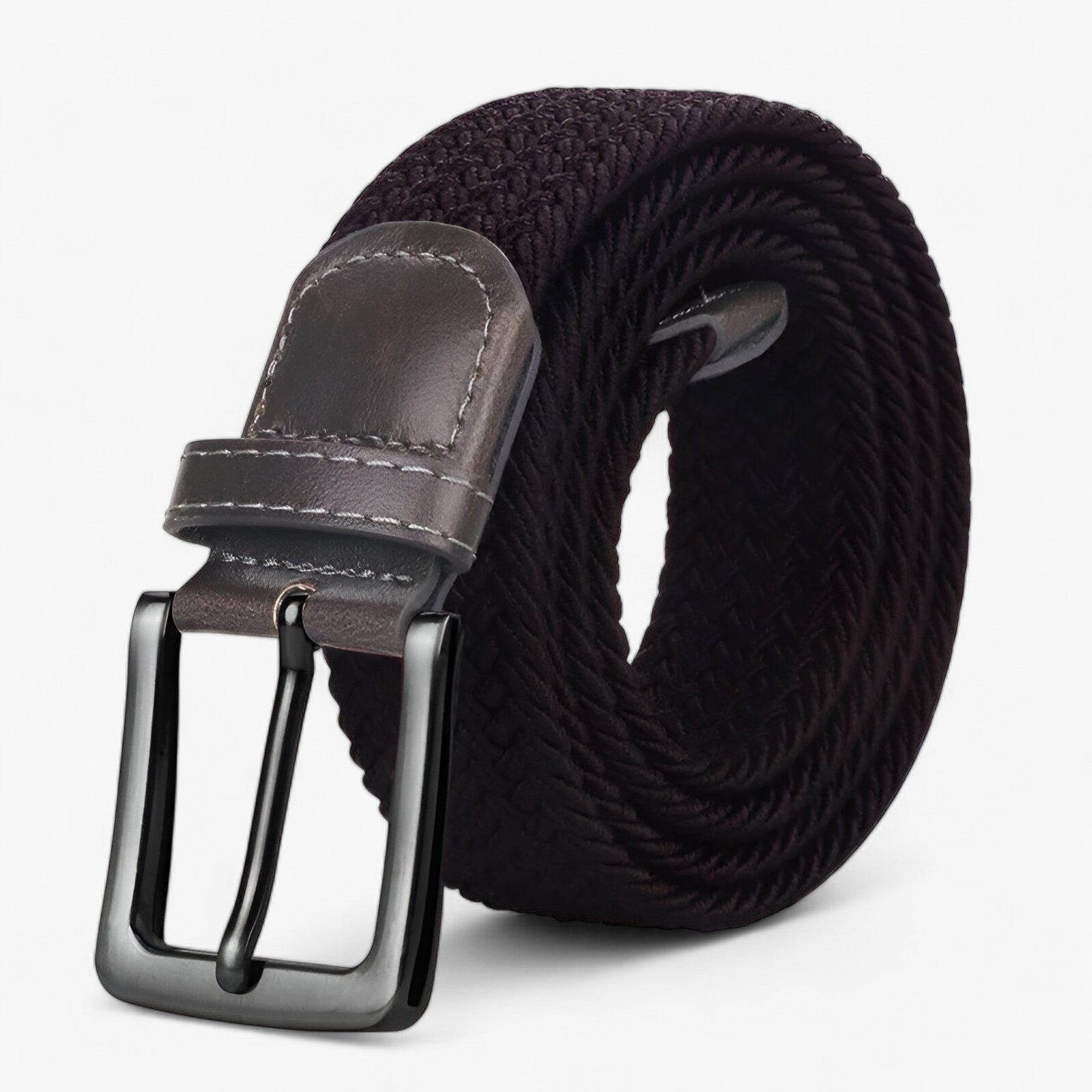 Dane| cintura in tela: elegante e comoda per qualsiasi outfit - nero - belts Mens belt - Concept Palermo
