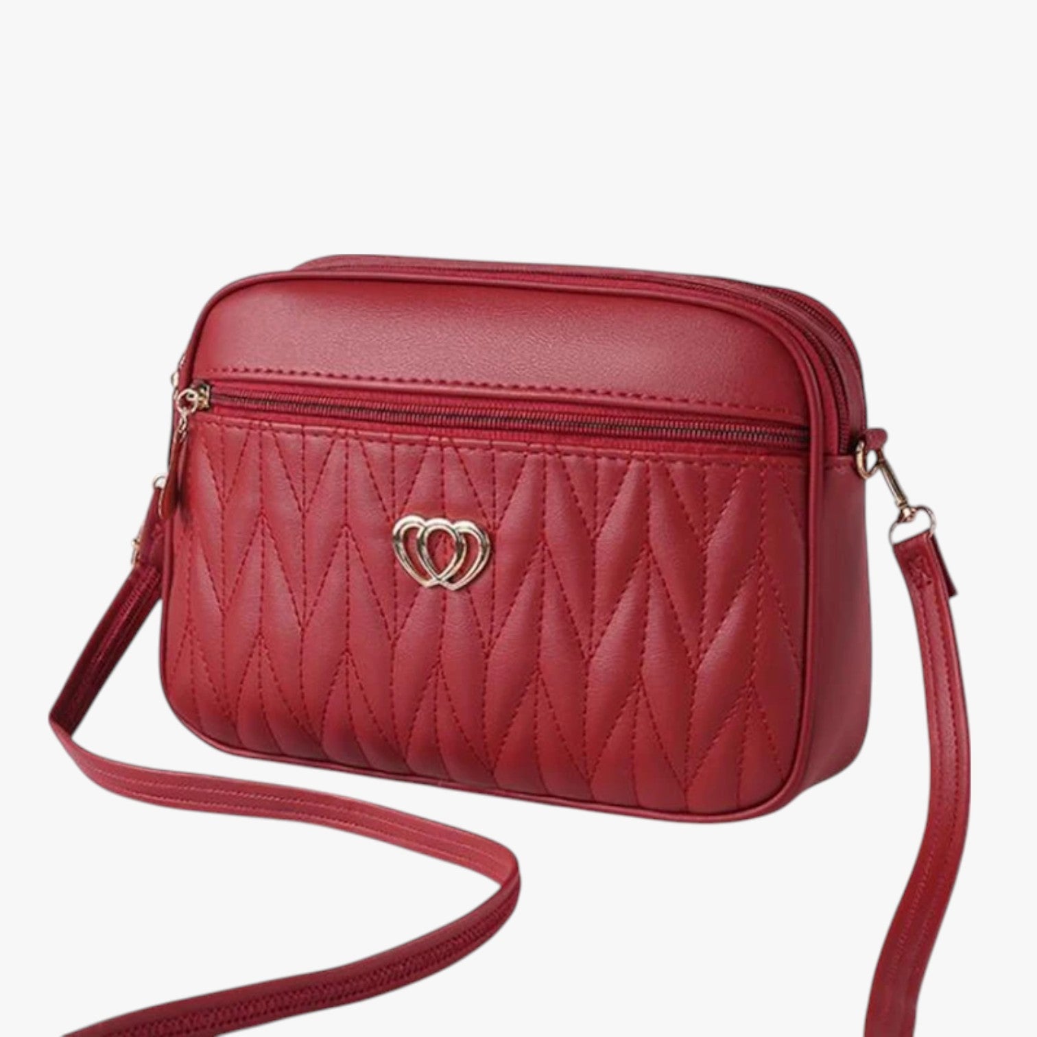 Mariah | Borsa Donna 2024 in Pelle PU Morbida, Elegante e Versatile - rosso 26x7x18cm - bag Bags Shoulder & Crossbody Bags Shoulder Bags women bags - Concept Palermo