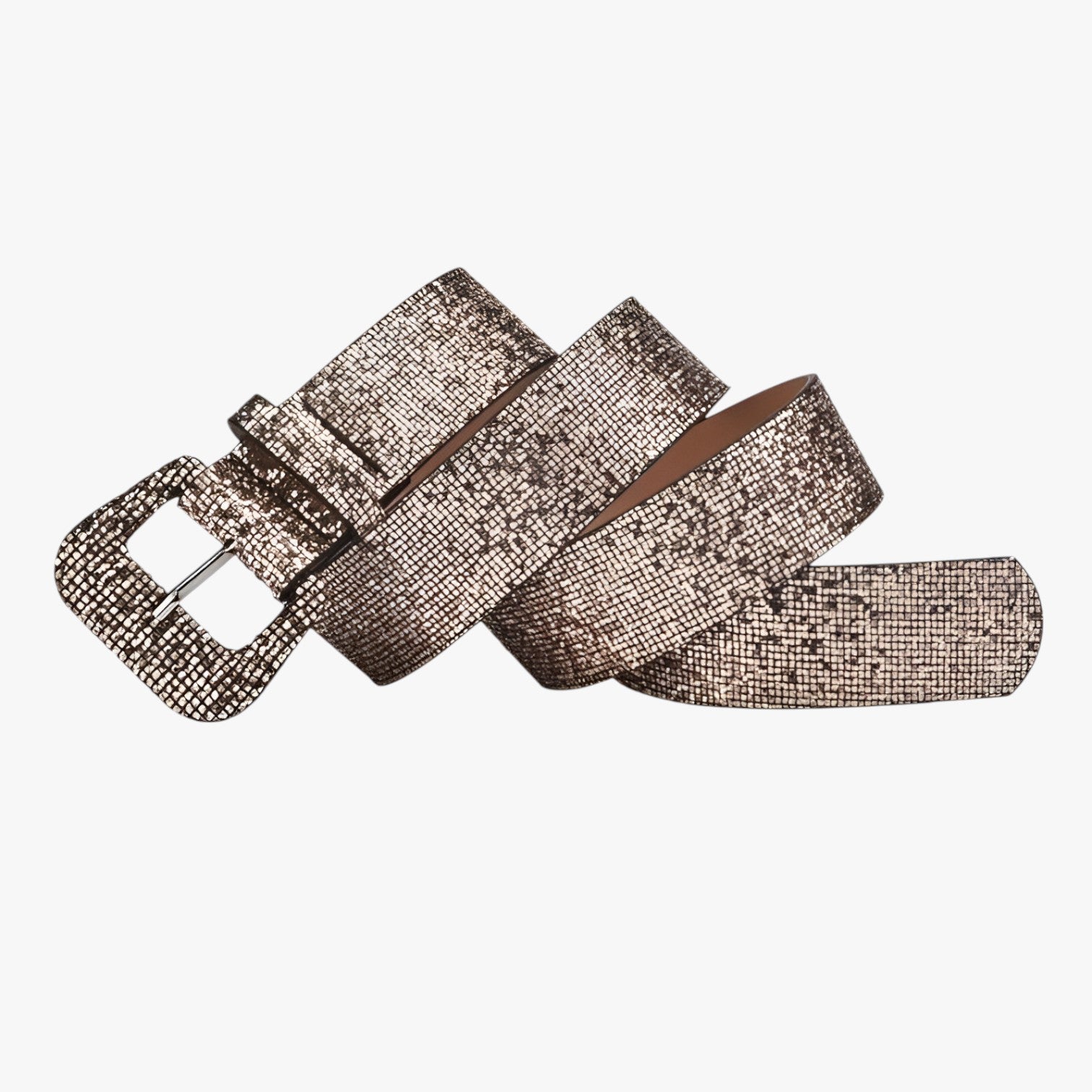 Zoe | Cintura Brillante con Paillettes per Jeans e Cappotti - Bronzo - Belts belts for woman waist belt for women women belts Womens belt - Concept Palermo