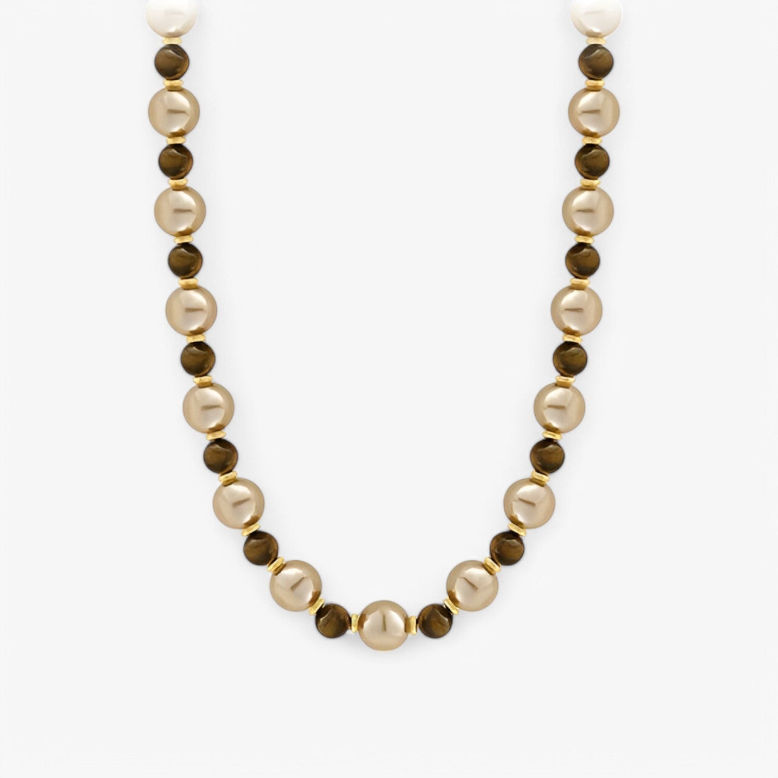 Malia | Elegante collana in occhio di tigre per un look raffinato - - Fashion Necklaces Necklace Necklaces for Women - Concept Palermo