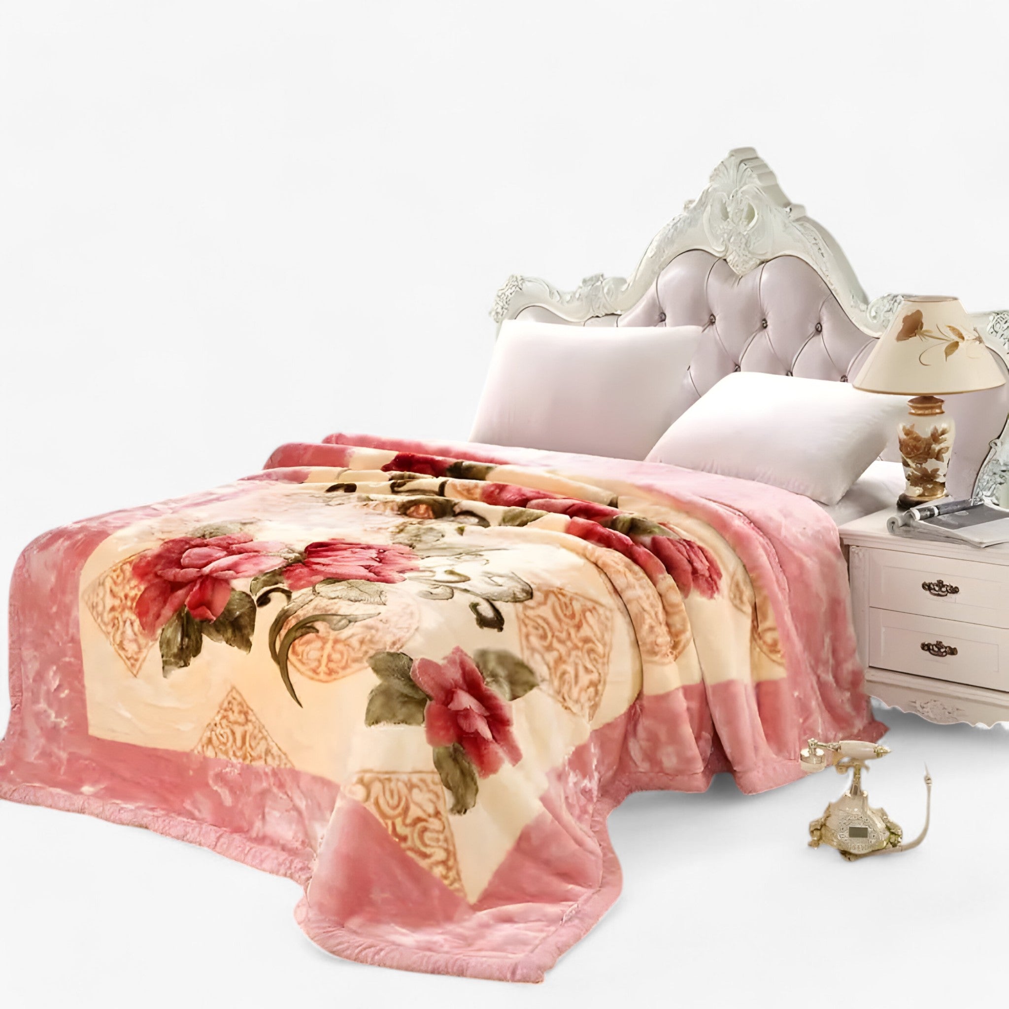 Elise | Coperta di coccole - Morbidezza floreale - Colore 3 - - Concept Palermo