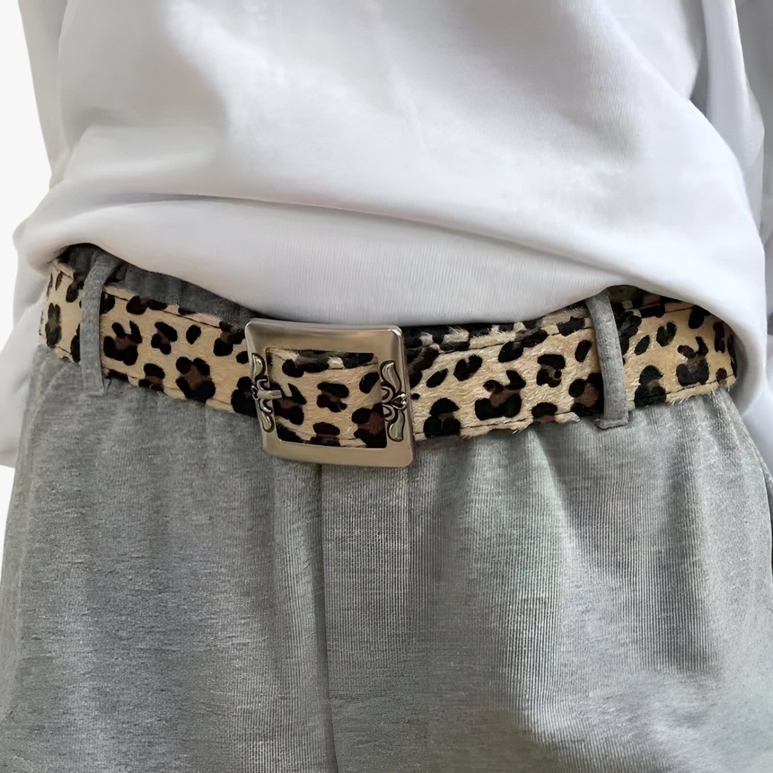 Dakota | Cintura Y2K Leopardata Stile Punk Vintage Donna - - Belts belts for woman waist belt for women Womens belt - Concept Palermo