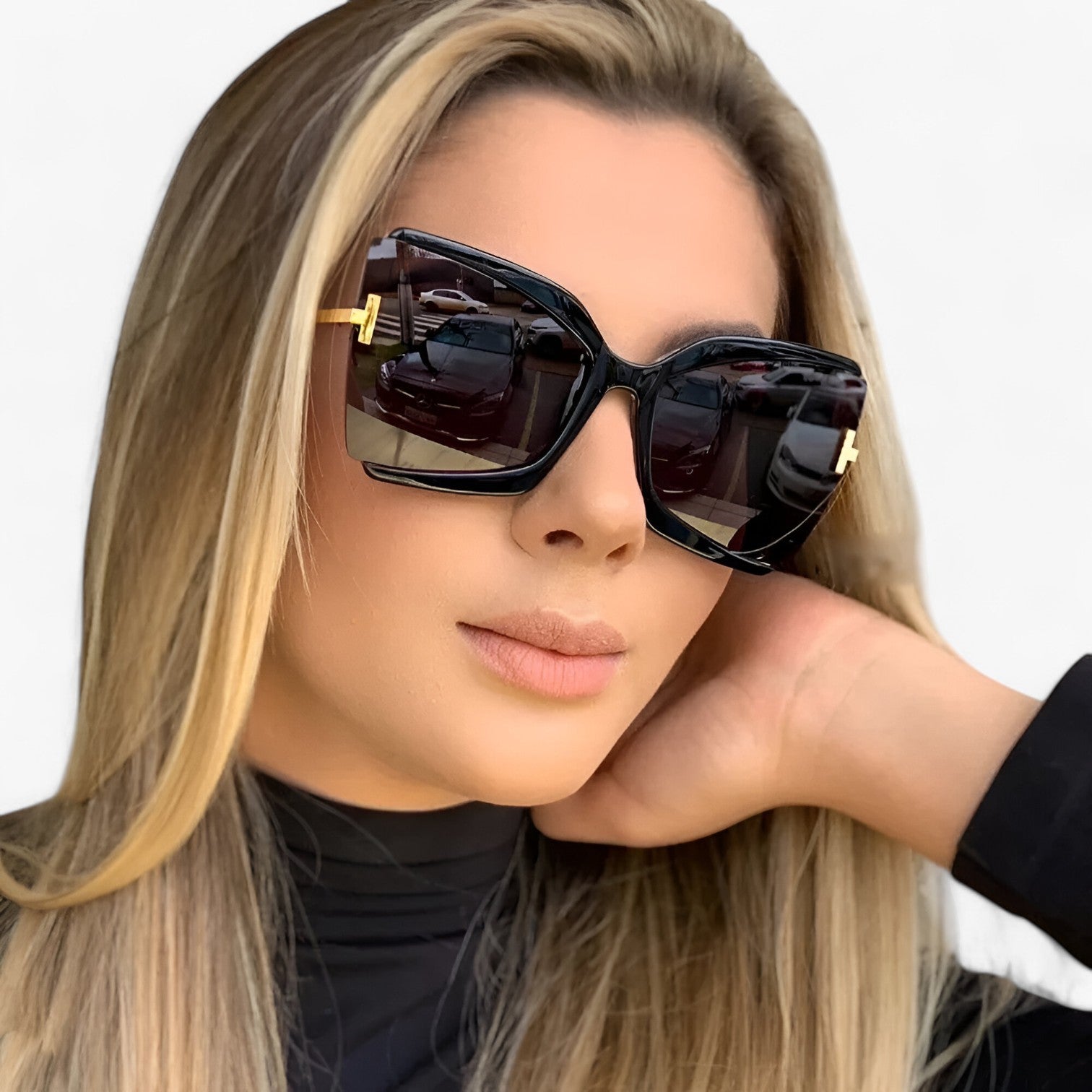 Andrea | Occhiali da sole Cat-Eye con montatura a T - stile audace, colori vivaci - - Accessories Sunglasses sunglasses for women WOMEN - Concept Palermo