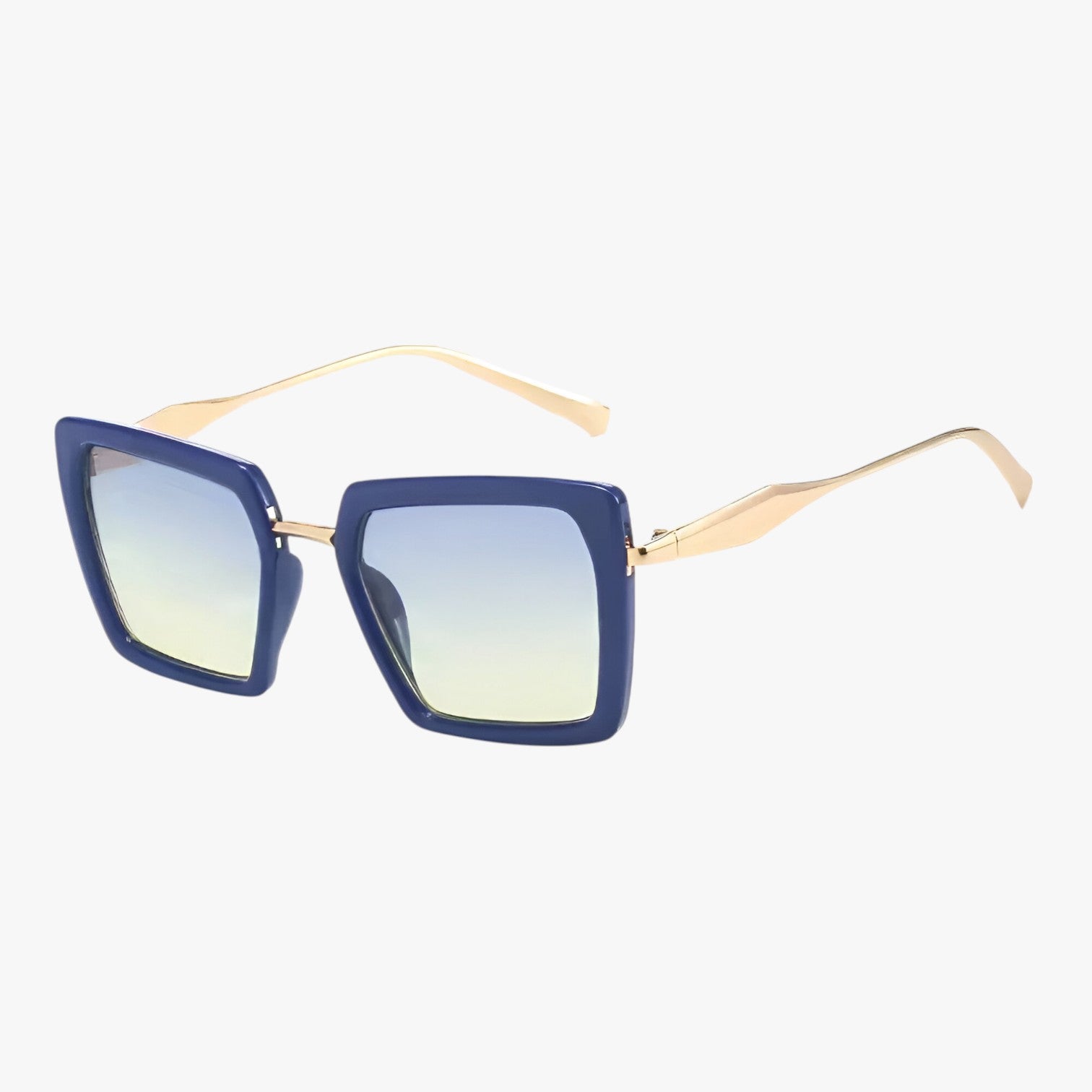Riley | Occhiali da sole vintage quadrati con lenti verde scuro - blu - Fashion Sunglasses sun glasses womens sun glasses - Concept Palermo
