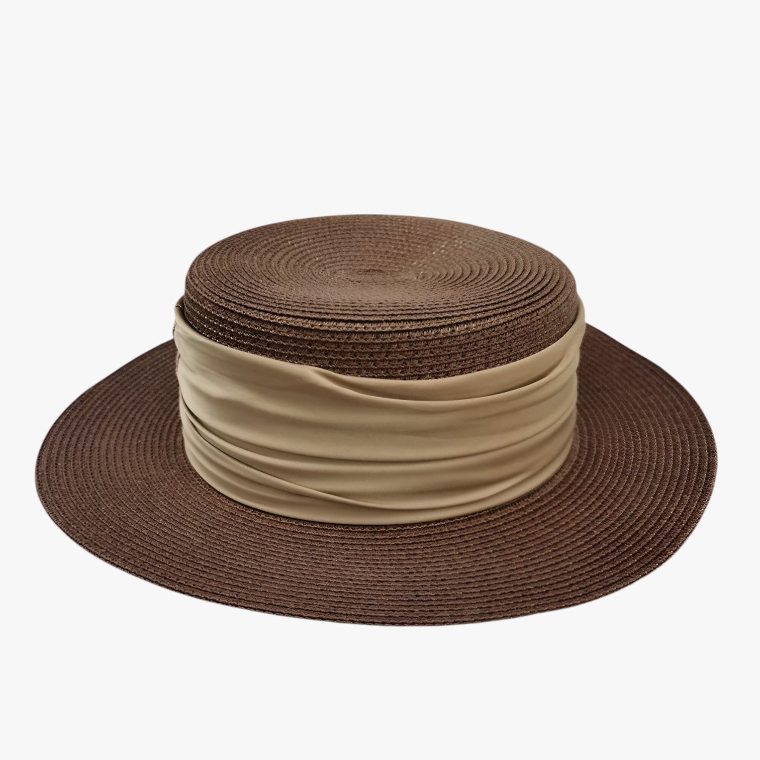 Gretchen | Chic e Protetto: Cappello da spiaggia Fedora estivo con bordo largo - Marrone 54-58cm - Hat for girls summer hat Sun Hats women hat - Concept Palermo