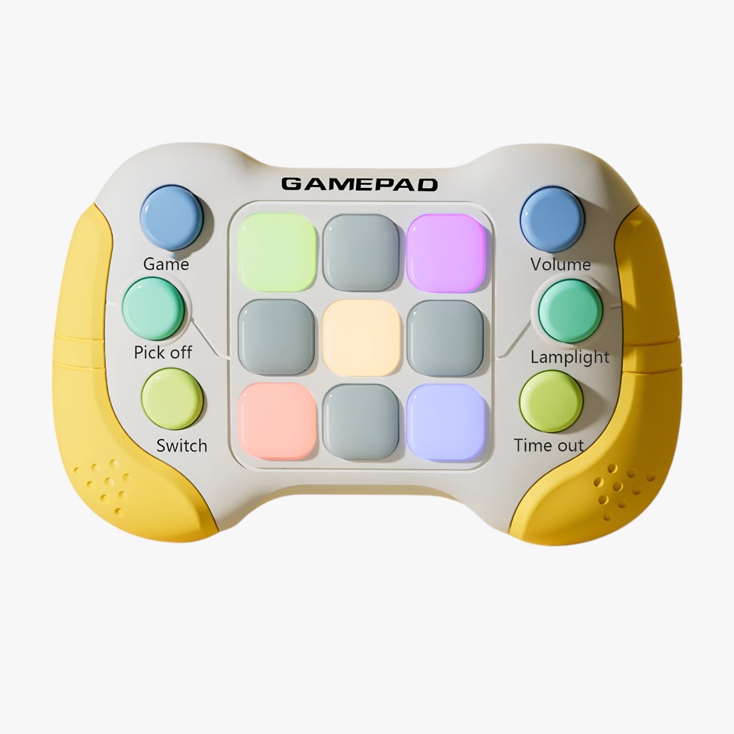 Stella | Giocattolo Fidget Fast Push con luci lampeggianti - Giallo - kids toys toys TOYS AND GAMES toys for kids - Concept Palermo