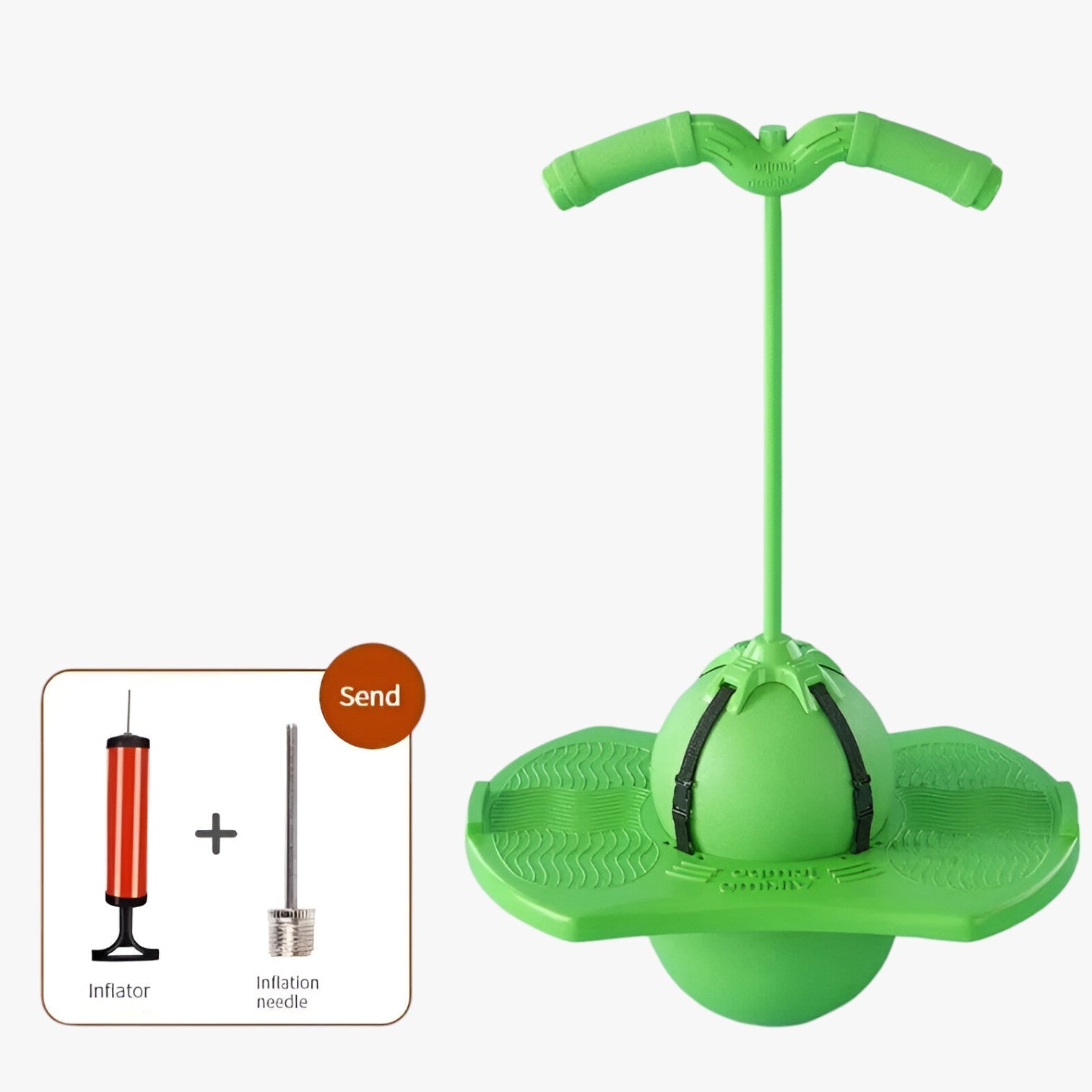Emory | Primavera più alta, gioca più sicuro – Pallone elastico antiesplosione per bambini - Verde - toys toys for kids - Concept Palermo