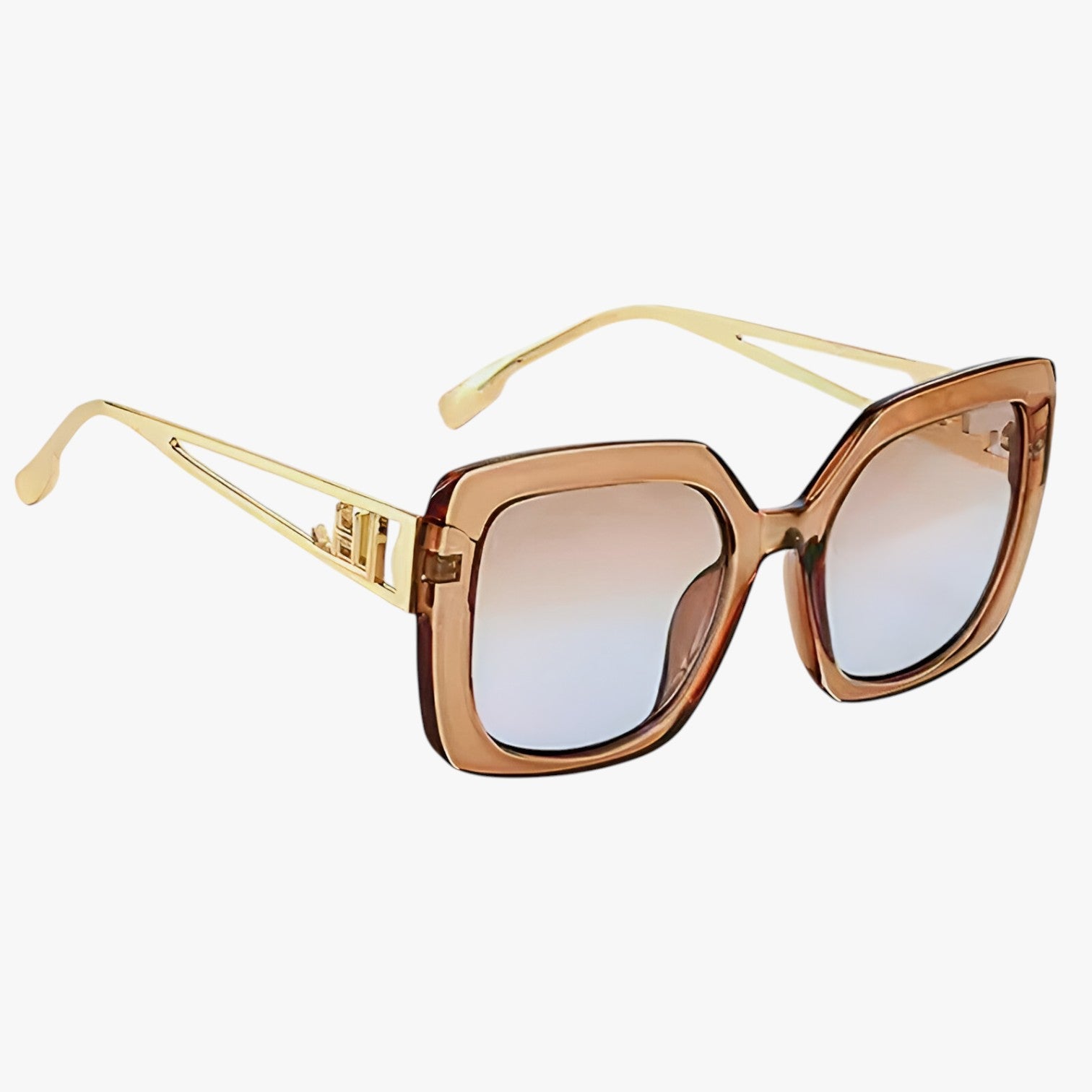 Ensley | Occhiali da sole vintage con montatura trasparente e lenti a gradiente di lusso - - Cat Eye Sunglasses Fashion Sunglasses polarized sunglasses women Sunglasses - Concept Palermo