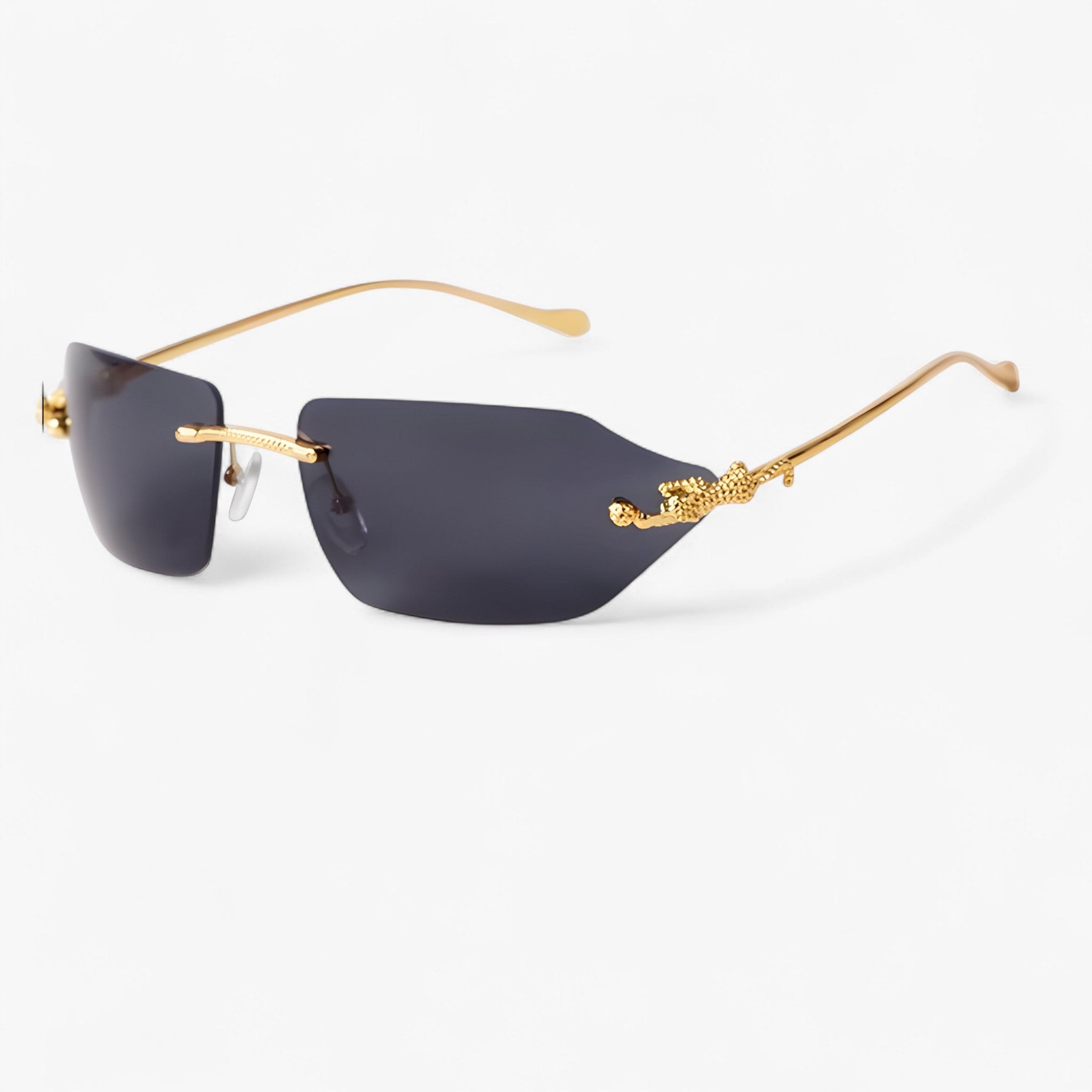 Bruno | Occhiali da sole retrò leopardati senza montatura - C1 come immagine - Fashion Sunglasses men sunglasses polarized mens sunglasses Polarized man sunglasses Sunglasses sunglasses polarized men - Concept Palermo
