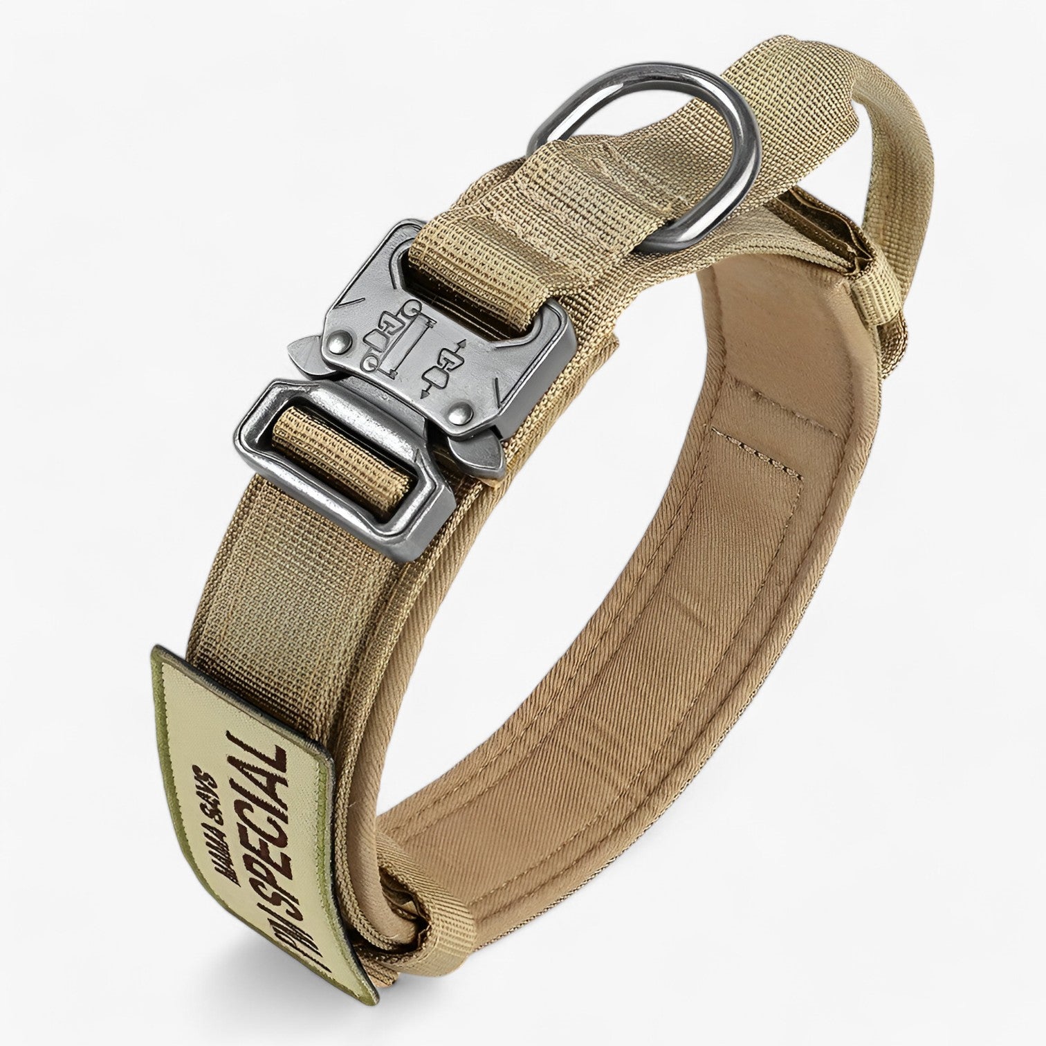Brodie| Collare tattico per cani con manico per addestramento - Set Marrone - Dog Collar DOG SUPPLIES - Concept Palermo