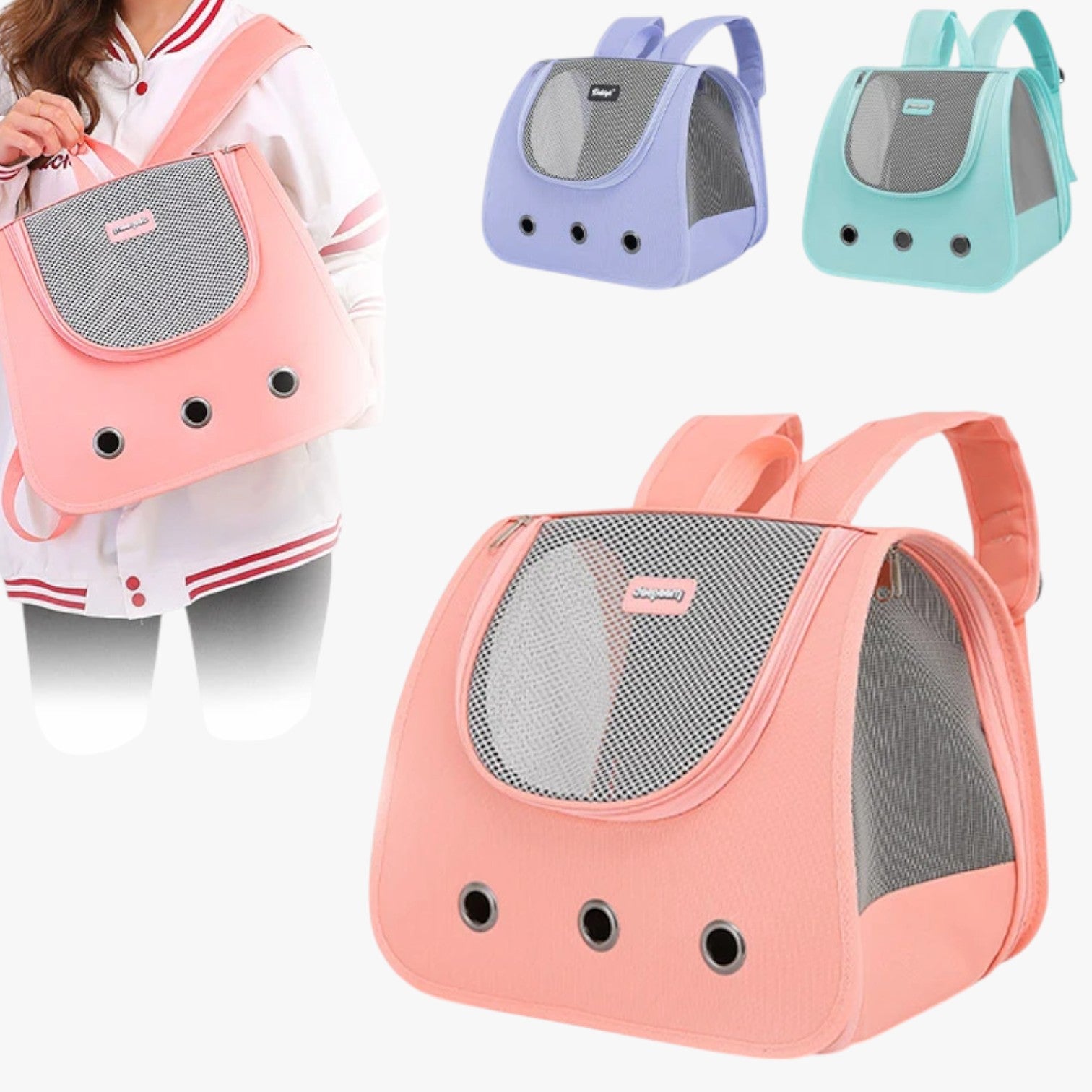 Lottie | Zaino pieghevole e traspirante per animali - - pet petproduct Pets - Concept Palermo